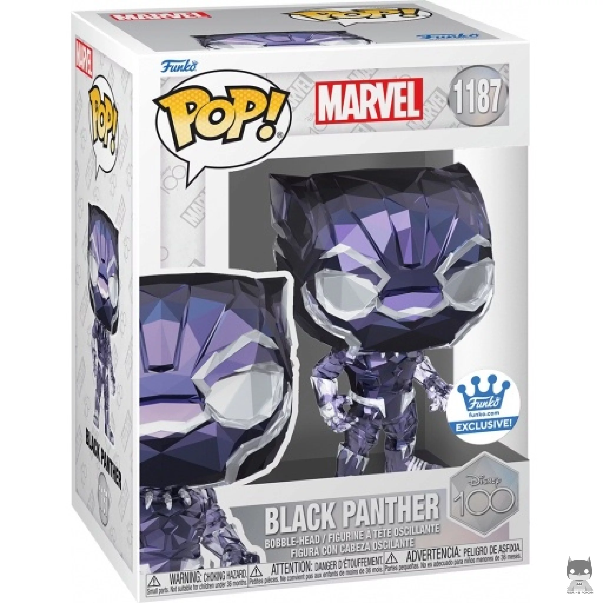 Black Panther (Facet) Funko Pop! figure in its box