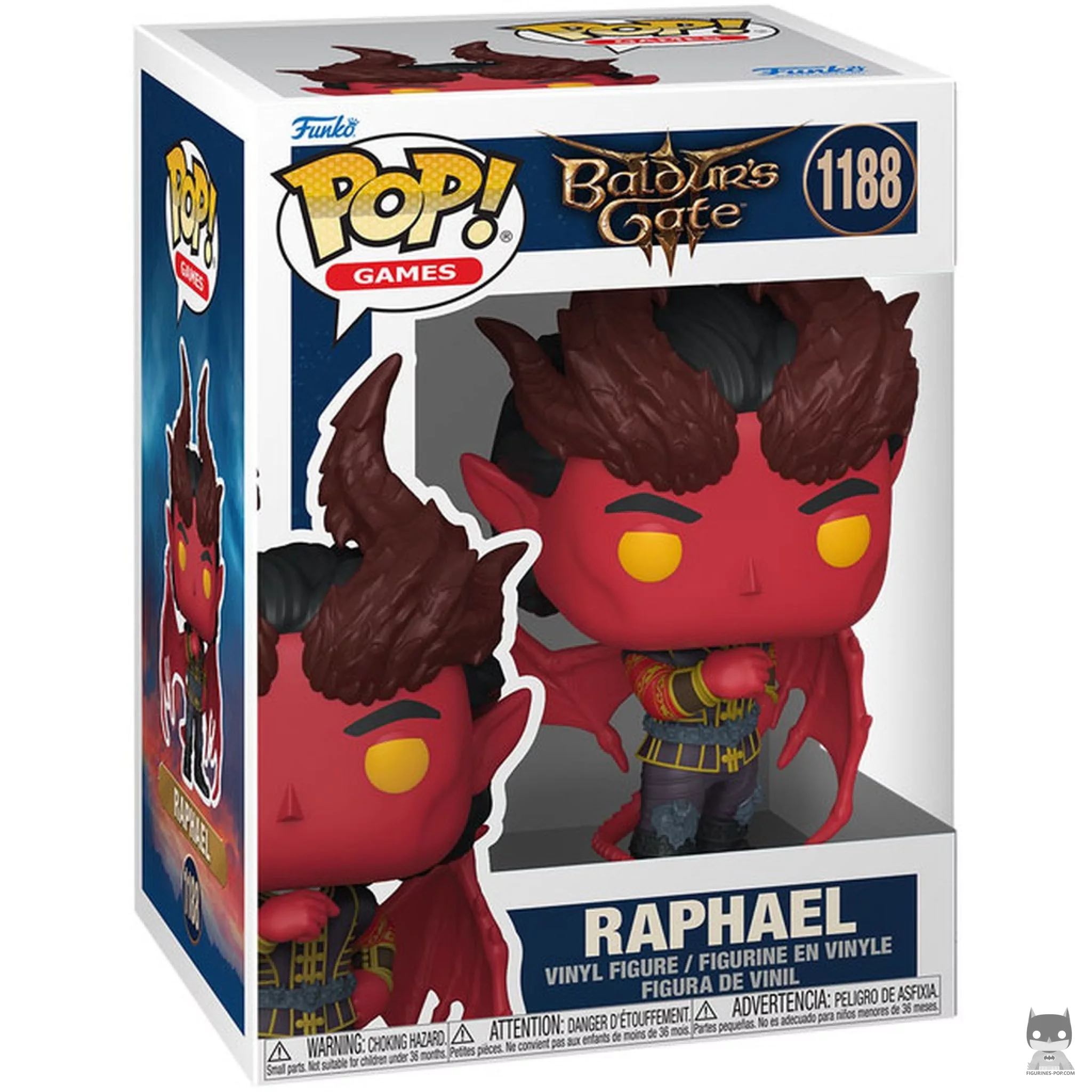 Raphael (cambion devil) Funko Pop! figure in its box