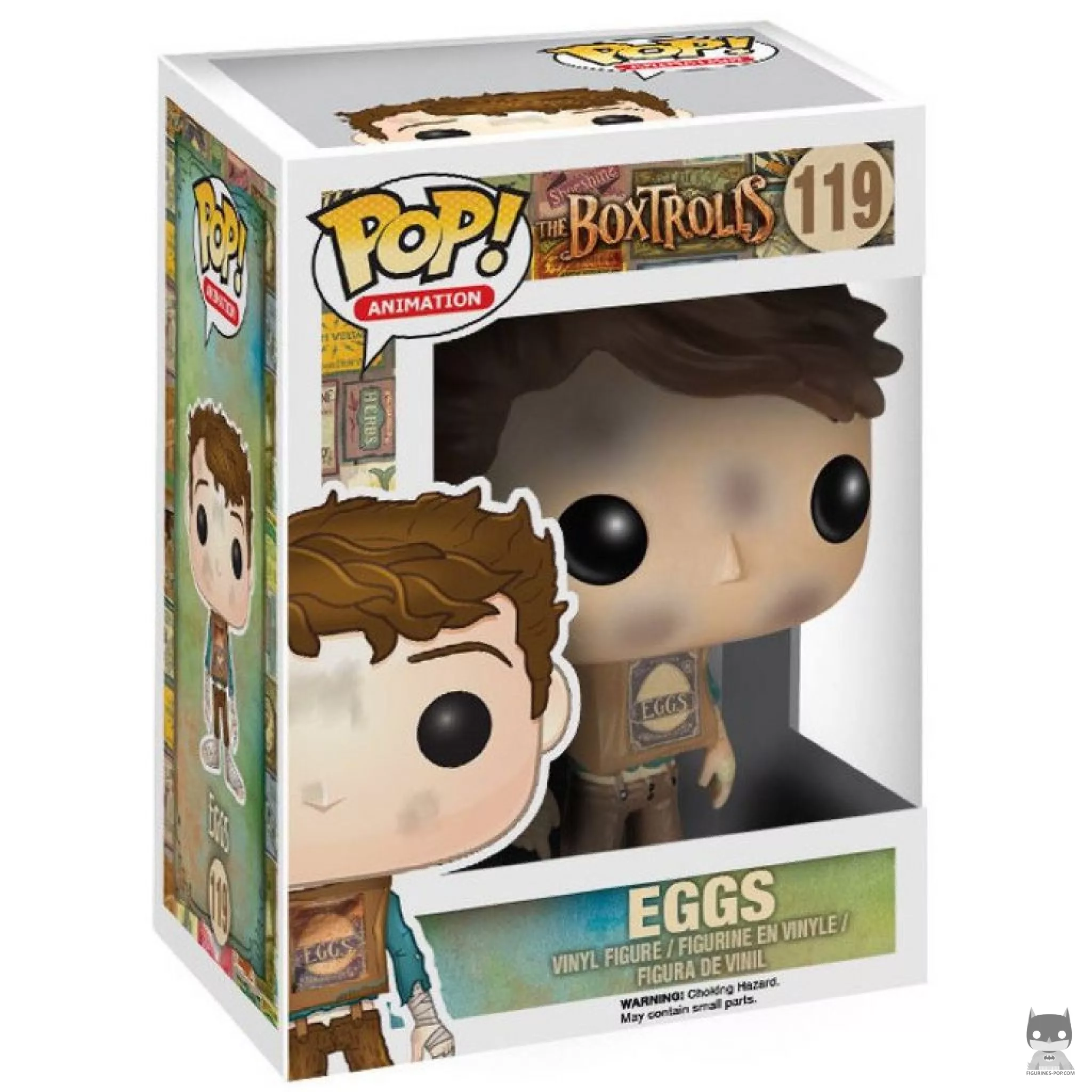 Eggs Funko Pop! figure in its box