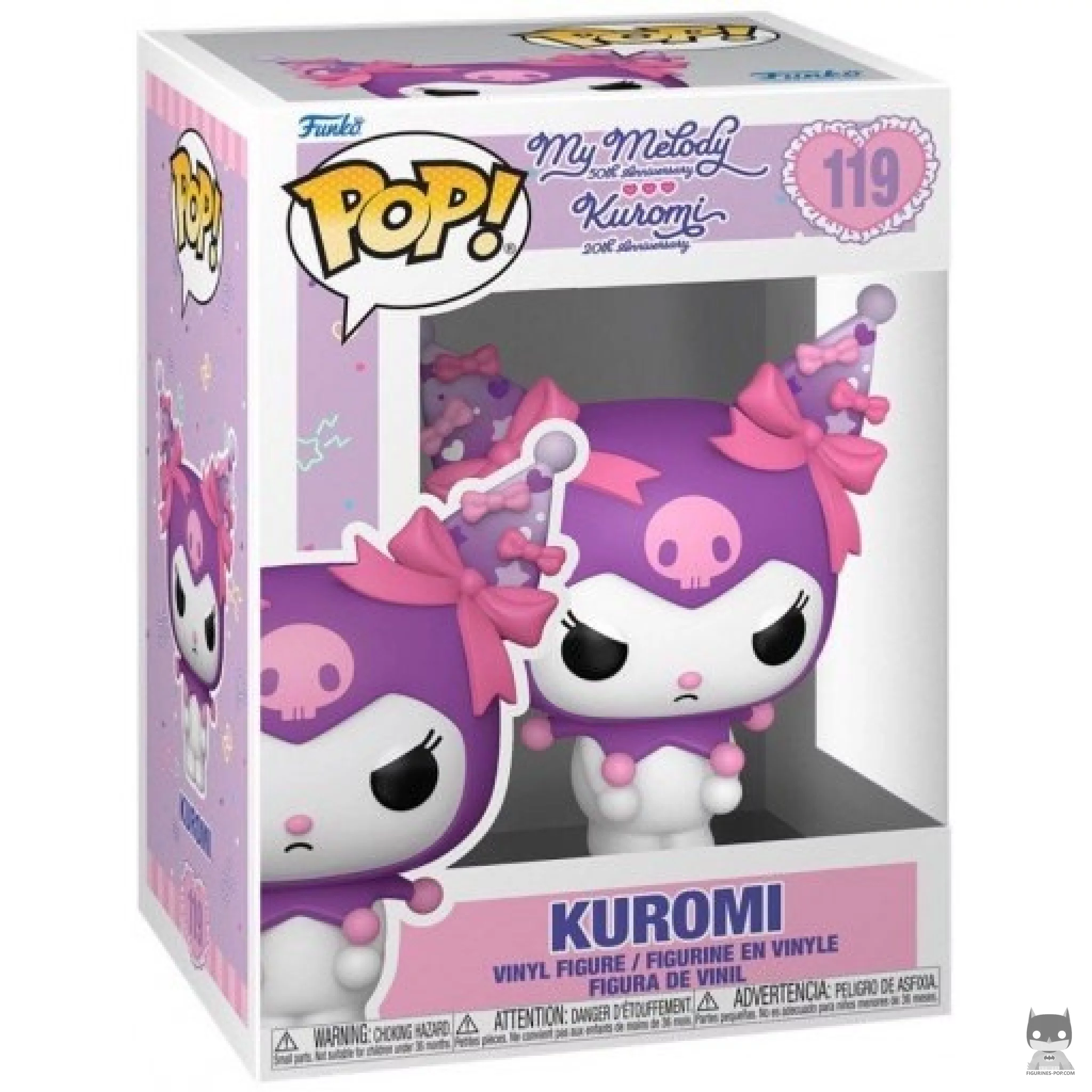Kuromi Funko Pop! figure in its box