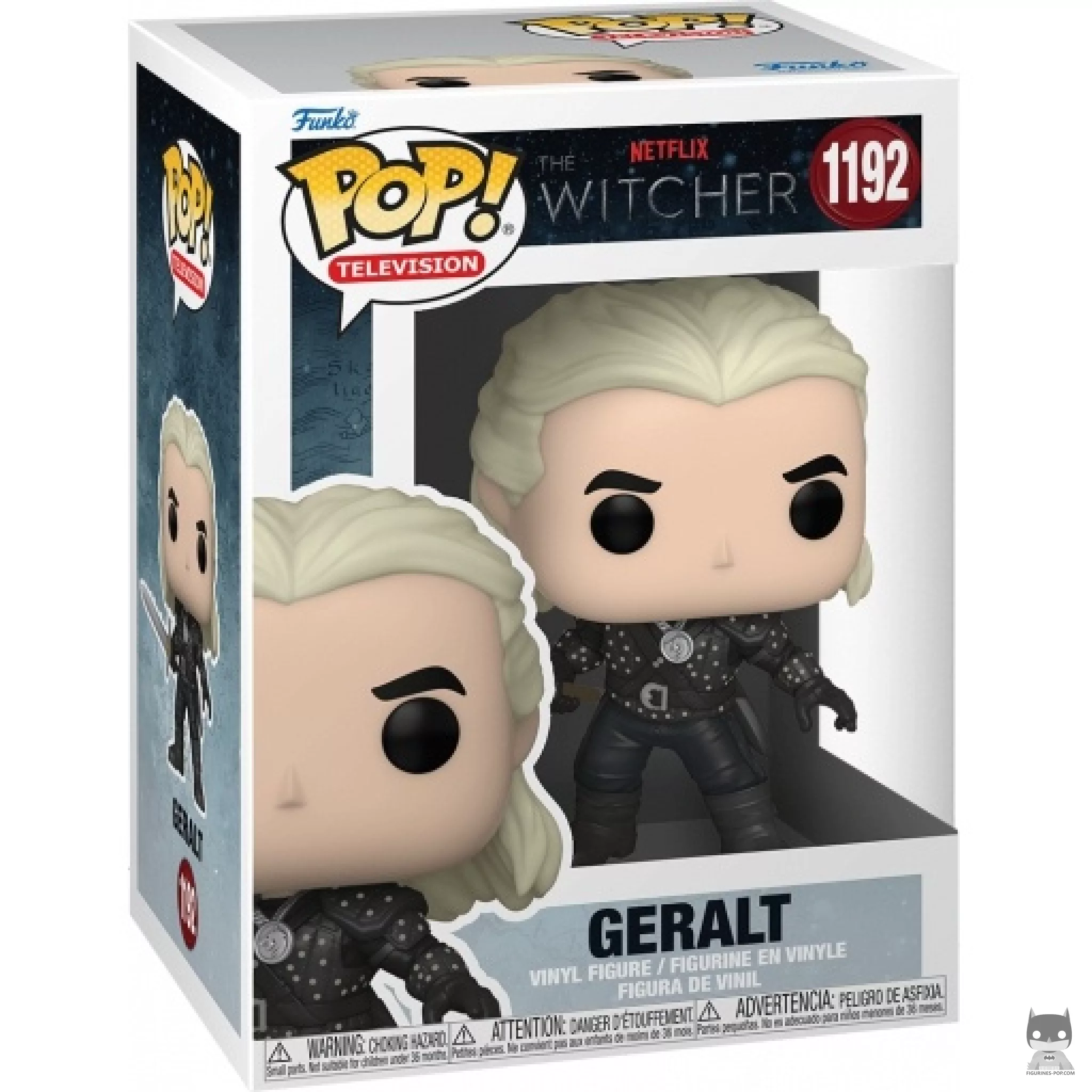 Geralt Funko Pop! figure in its box