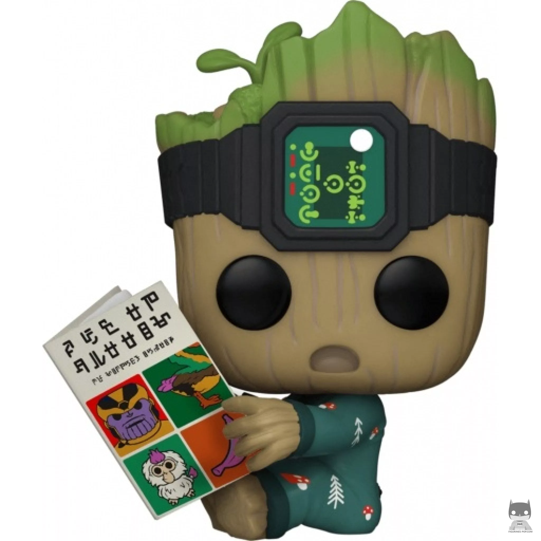 Groot in Onesie sitting Funko Pop! figure (I Am Groot)