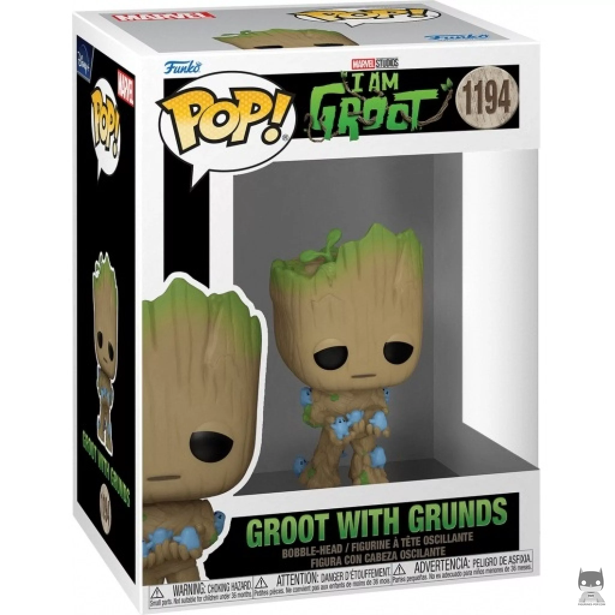 Groot with Grunds Funko Pop! figure in its box