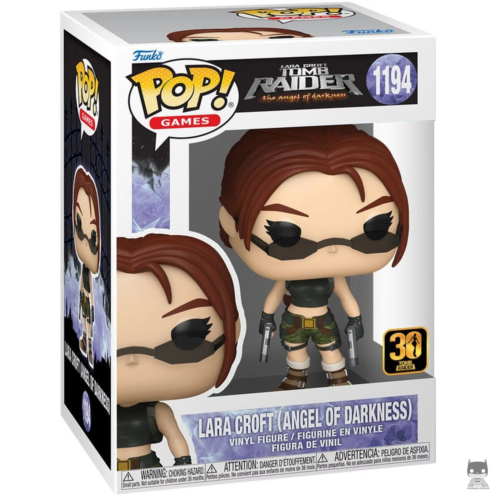 Lara Croft (Angel of Darkness) Funko Pop! figure in its box
