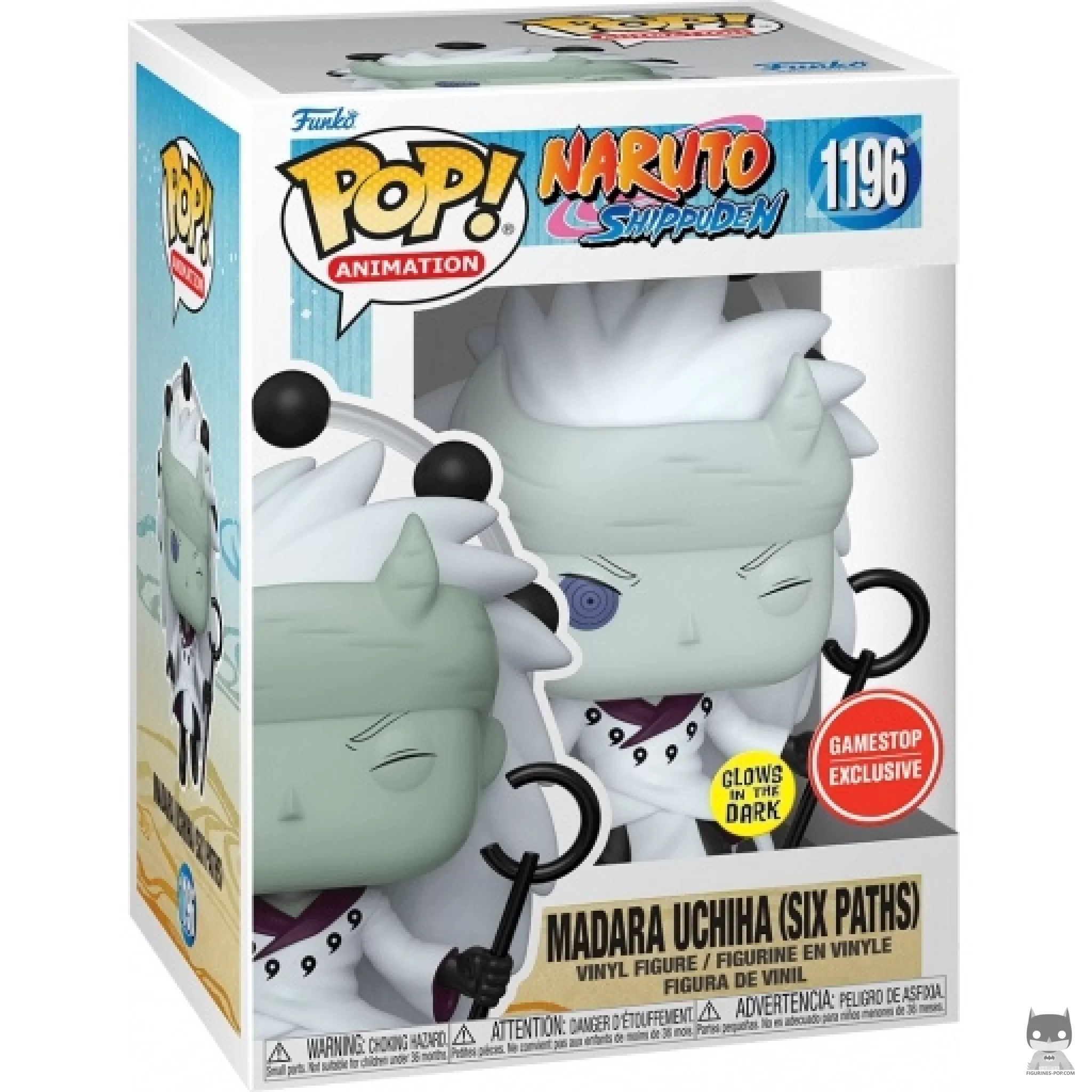 Madara Uchiha (Six Paths) (Glow in the Dark) Funko Pop! figure in its box