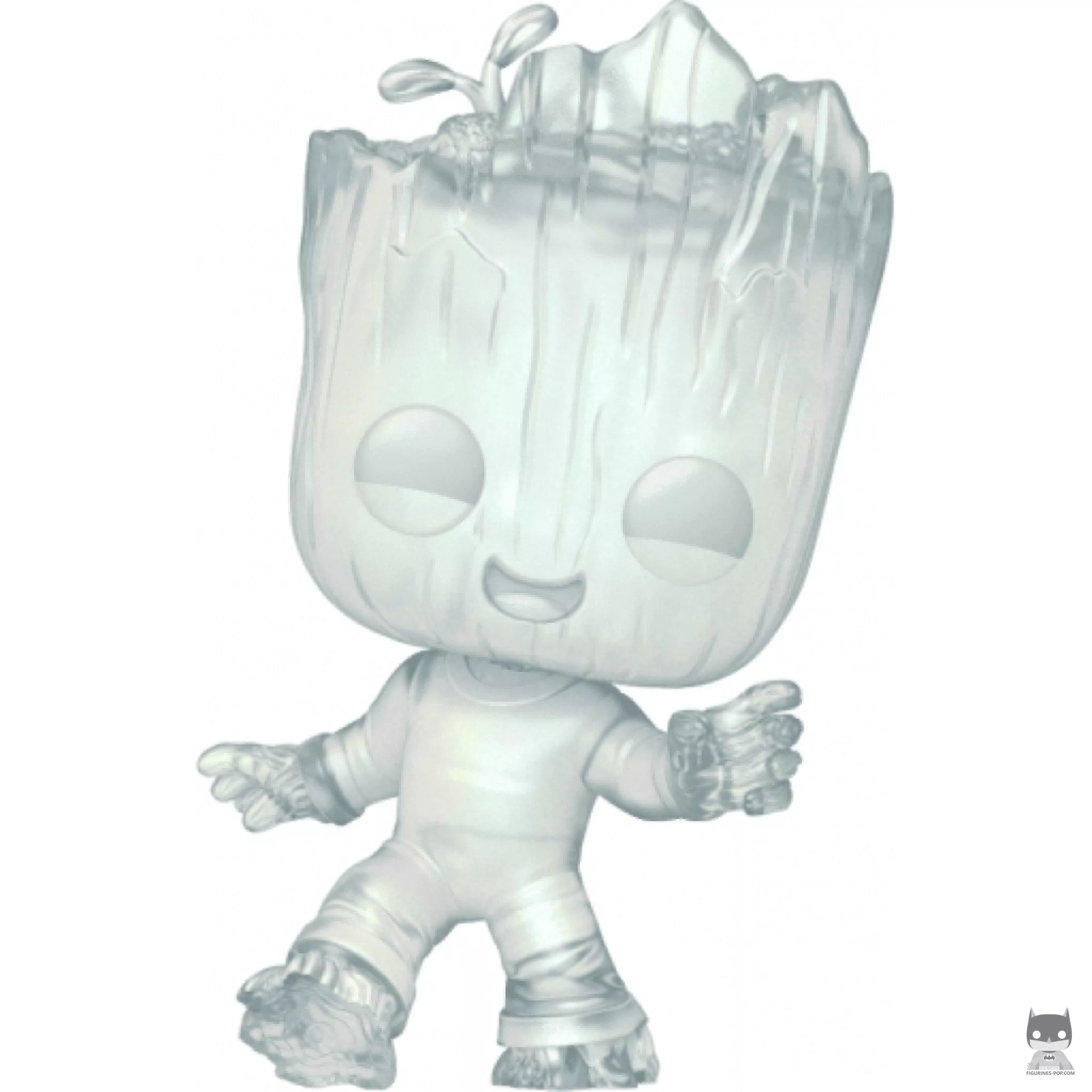 Iwua as Groot (Translucent) Funko Pop! figure (I Am Groot)