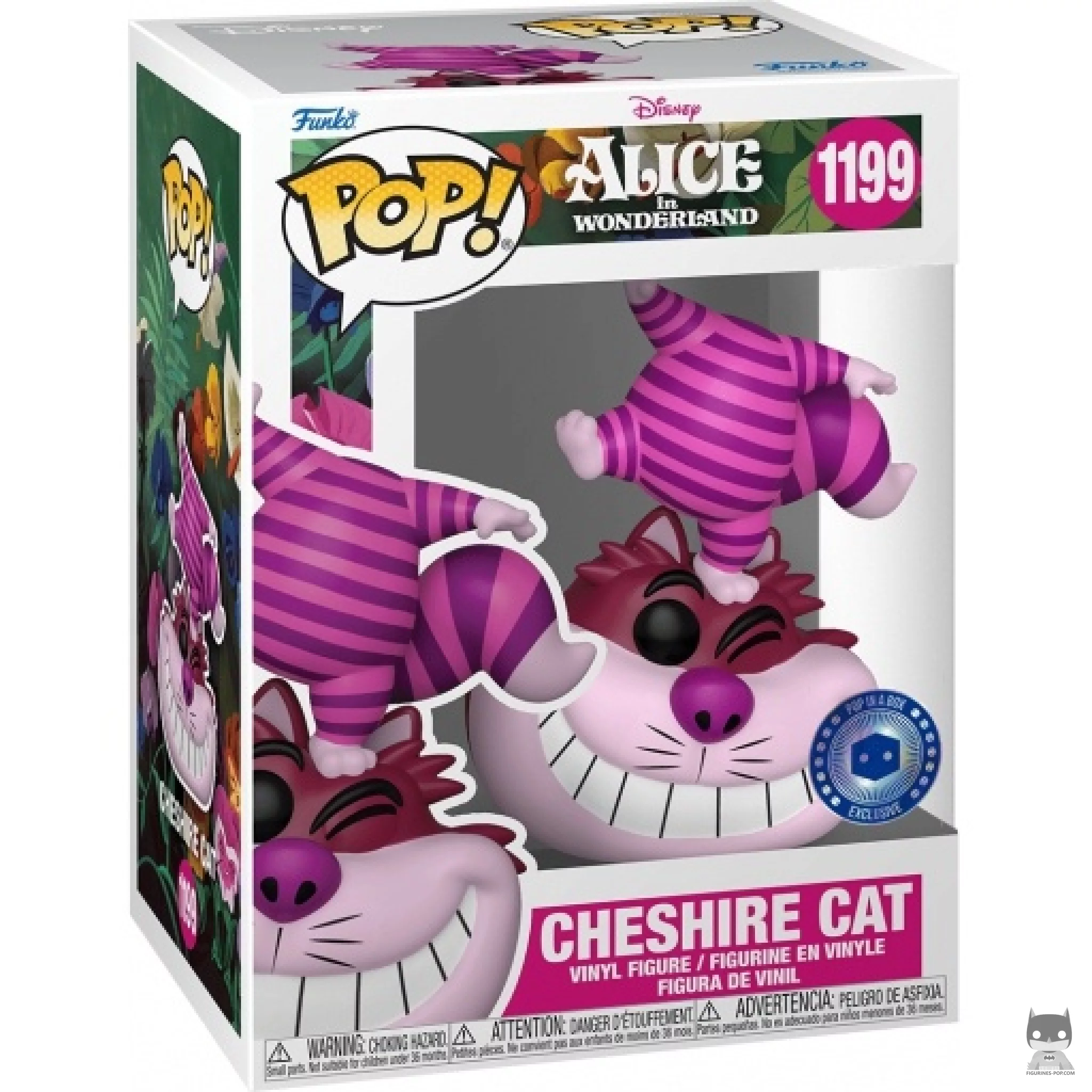 Cheshire Cat Funko Pop! figure in its box