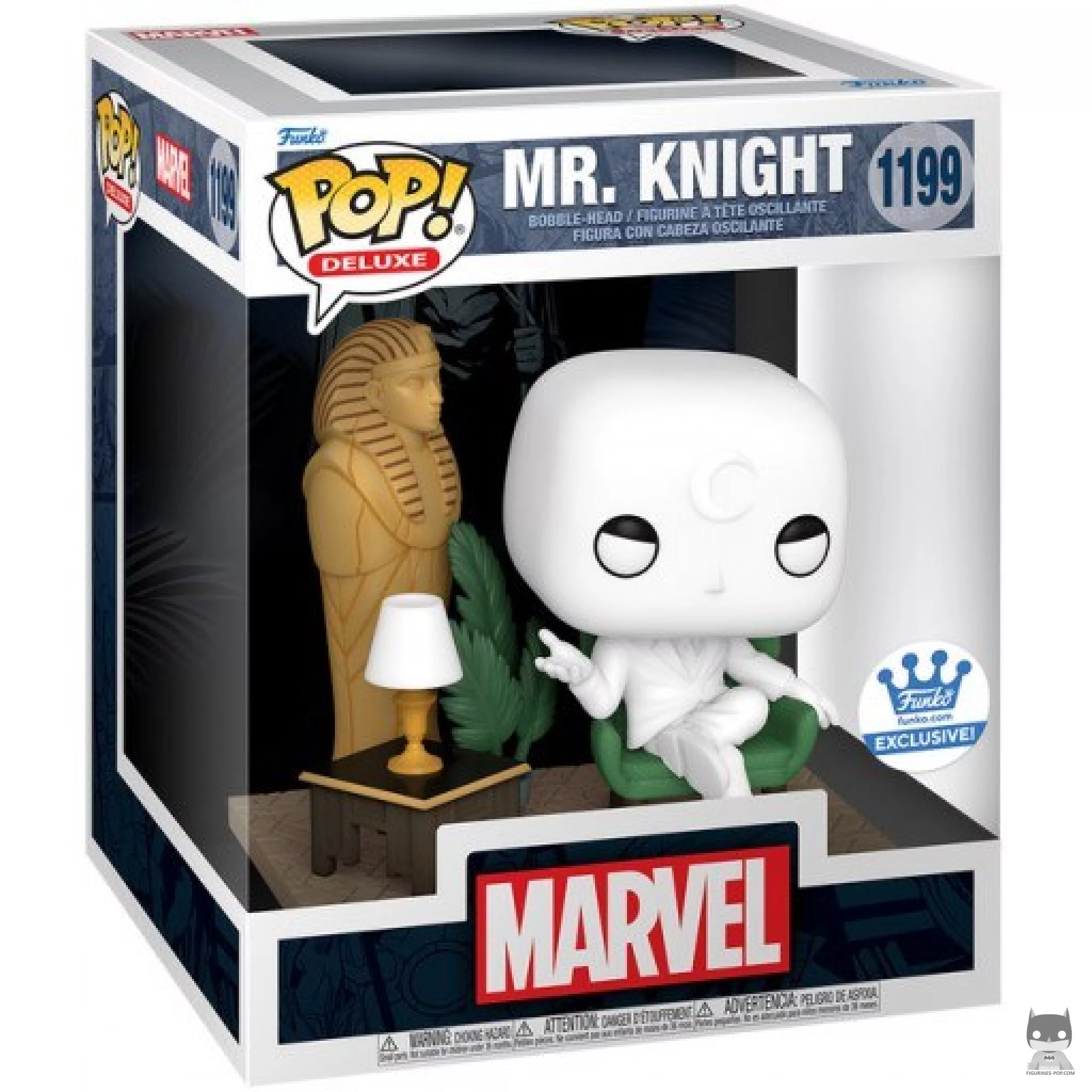 Mr. Knight Funko Pop! figure in its box