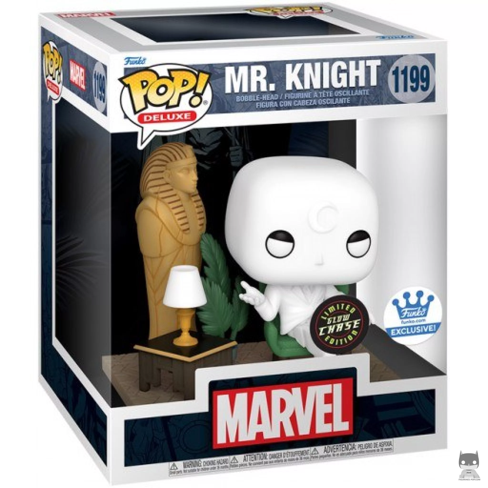 Mr. Knight (Chase & Glow in the Dark) Funko Pop! figure in its box