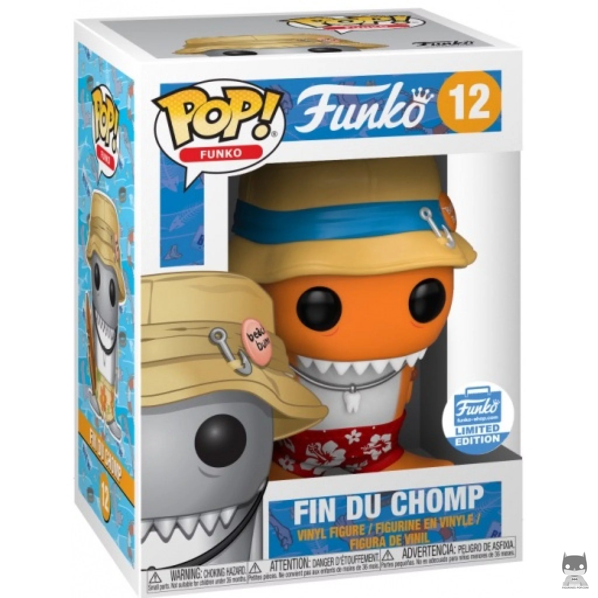 Fin Du Chomp (Orange) Funko Pop! figure in its box