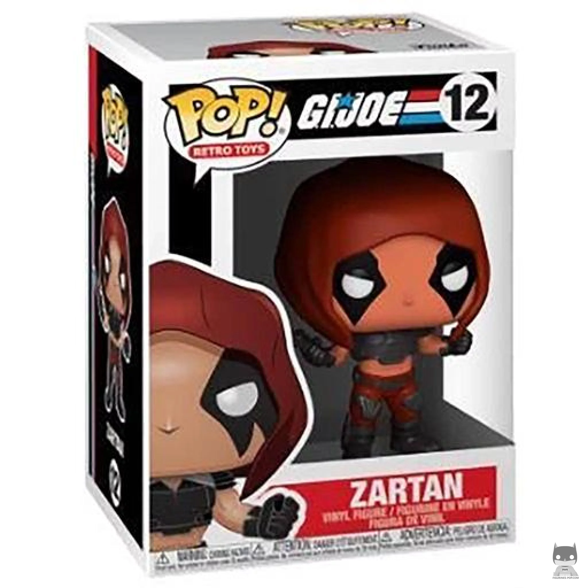 Zartan Funko Pop! figure in its box