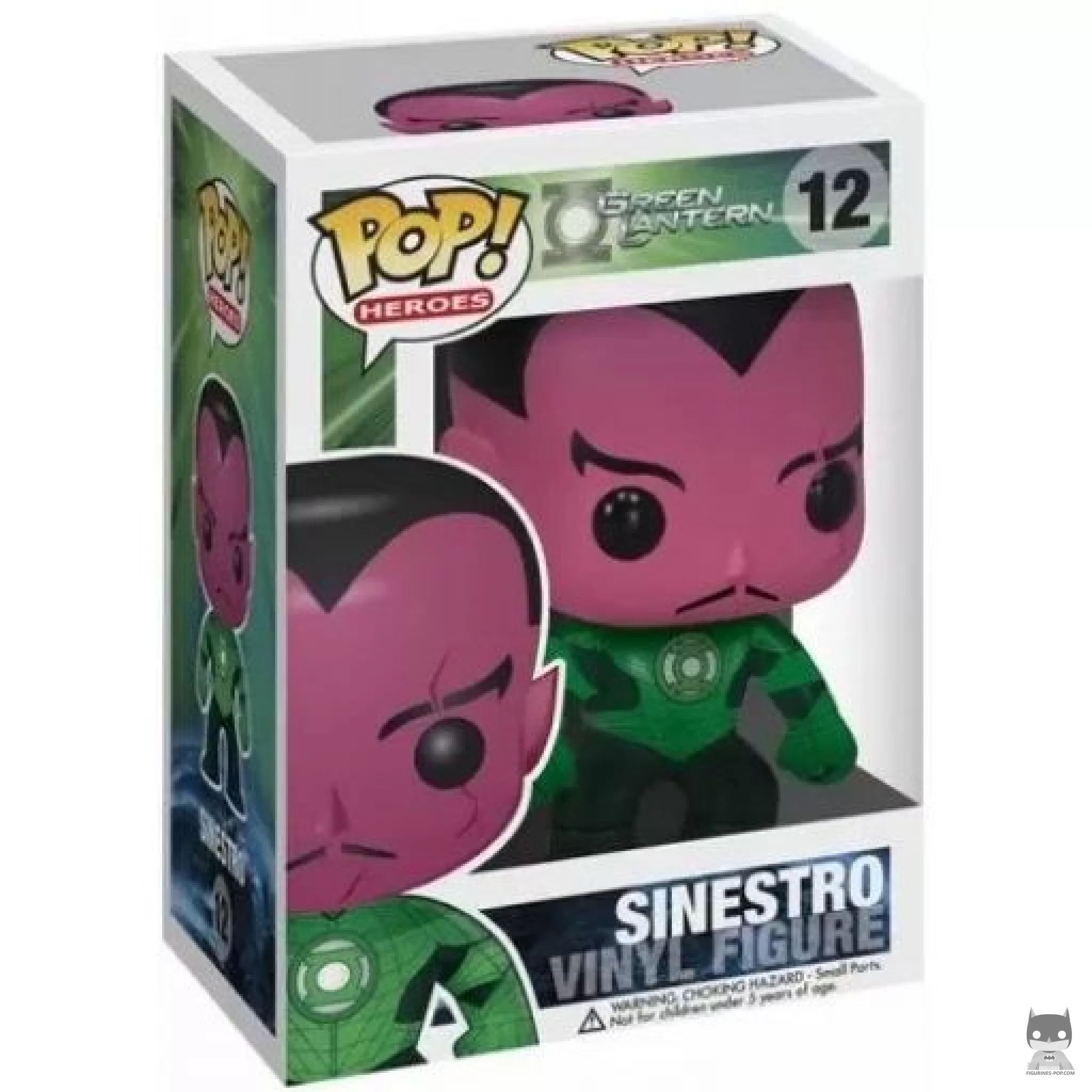 Sinestro Funko Pop! figure in its box