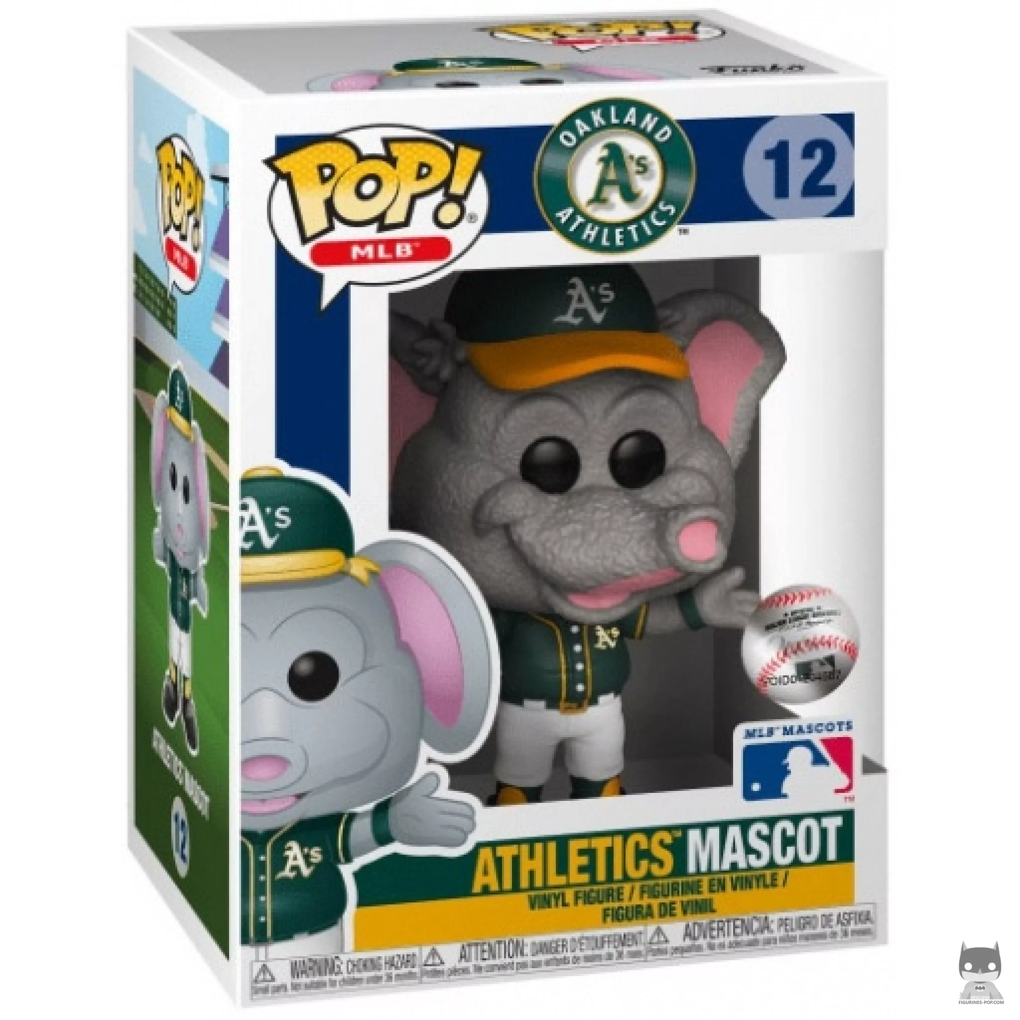 Athletics Mascot Funko Pop! figure in its box