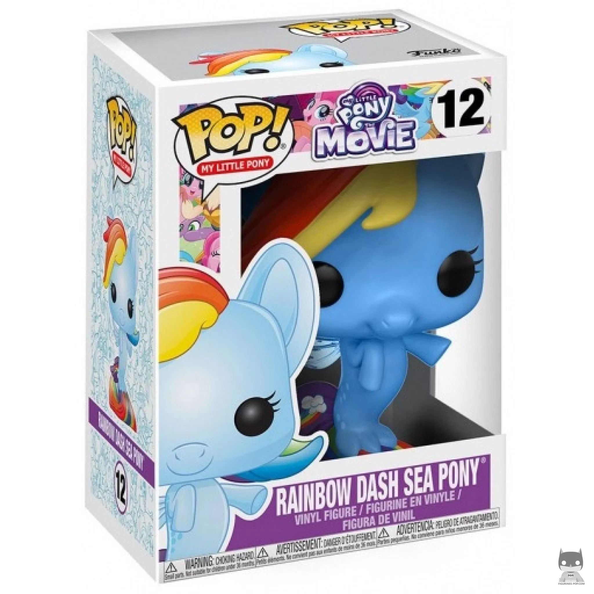 Rainbow Dash Funko Pop! figure in its box