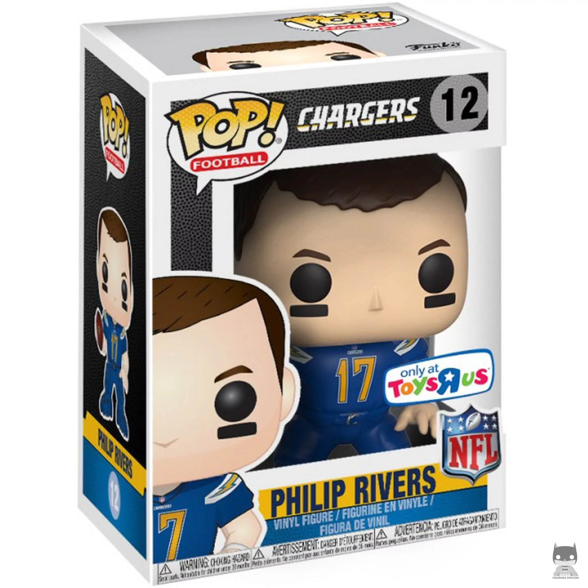 Philip Rivers Funko Pop! figure in its box