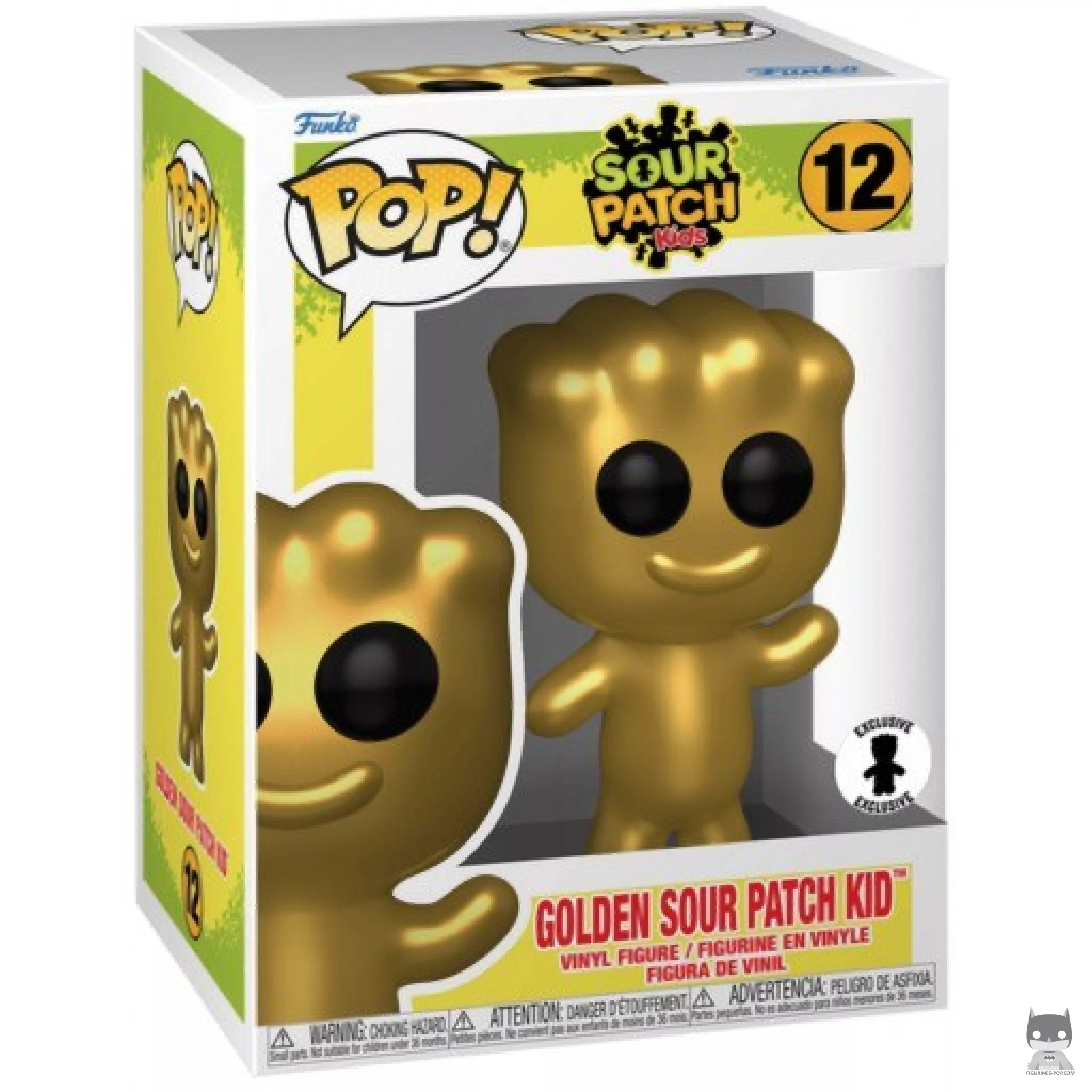 Golden Sour Patch Kid Funko Pop! figure in its box