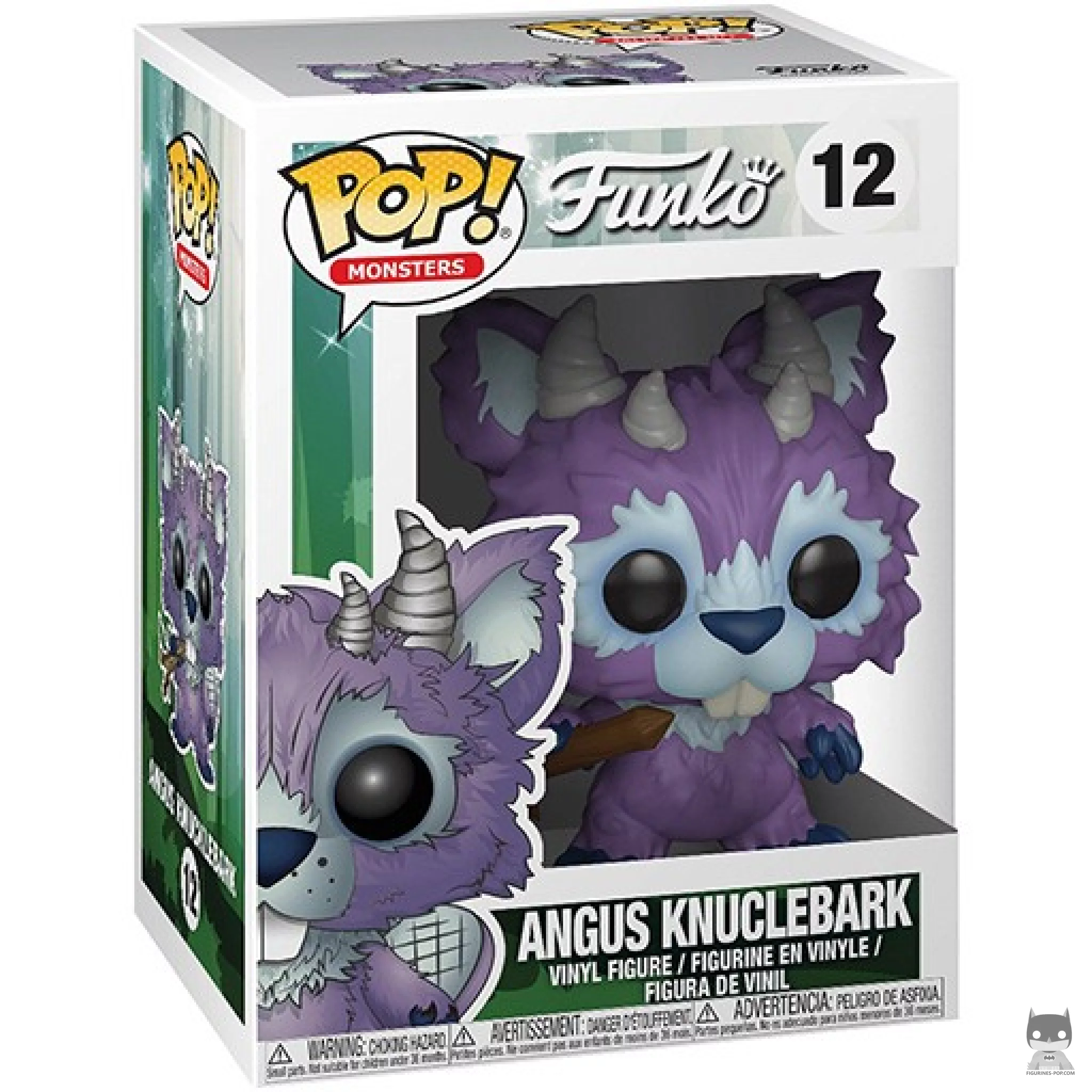 Angus Knucklebark Funko Pop! figure in its box