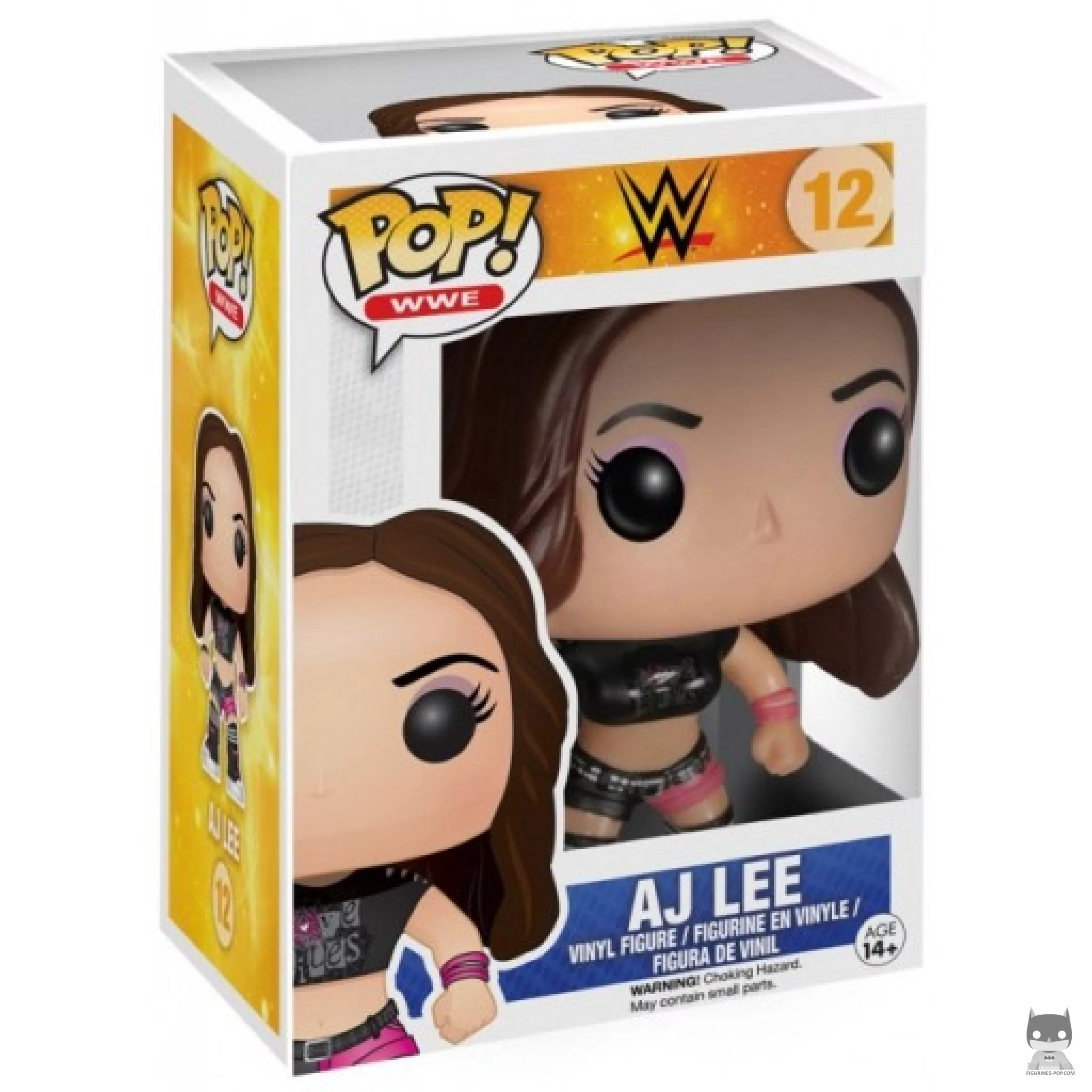 AJ Lee Funko Pop! figure in its box