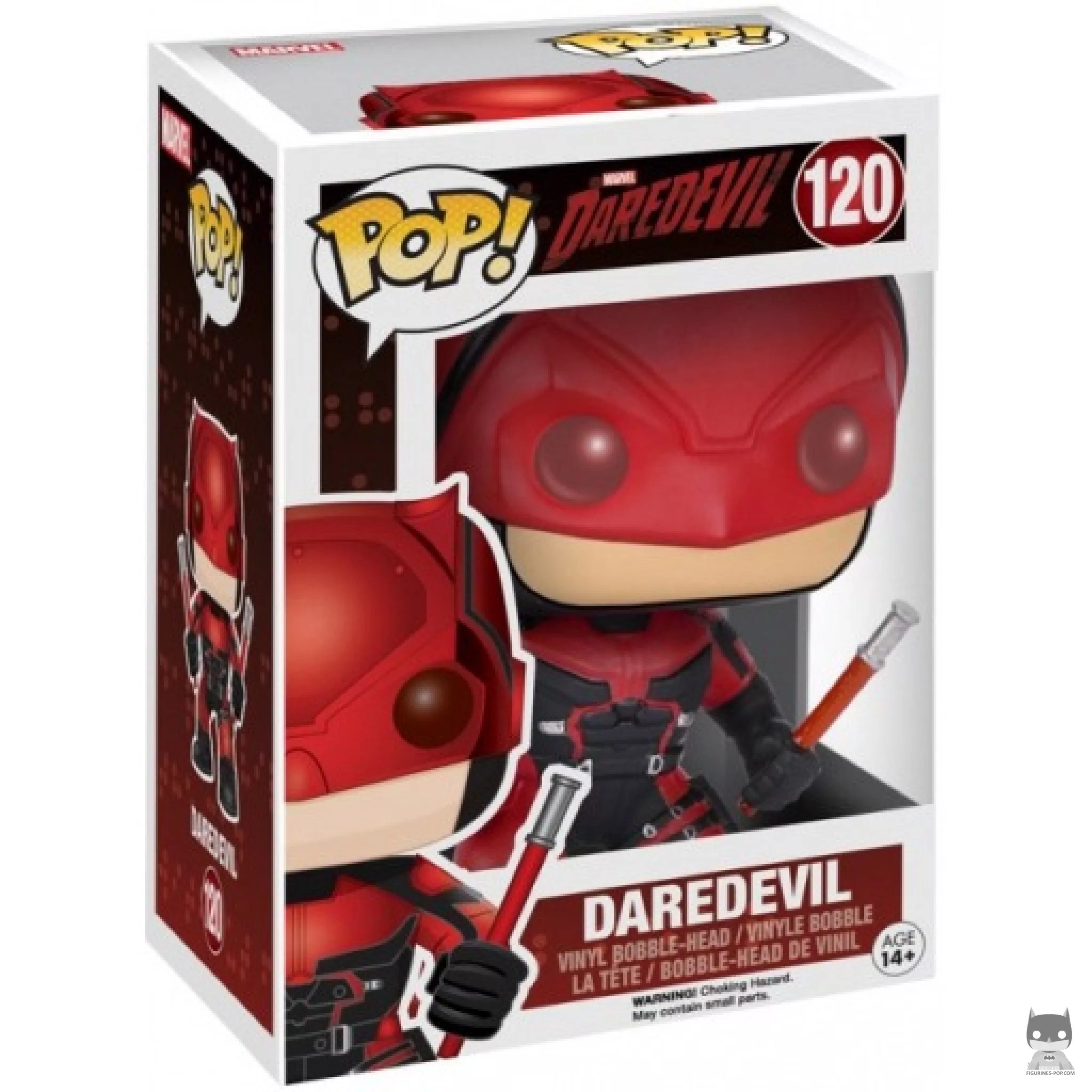 Daredevil Funko Pop! figure in its box