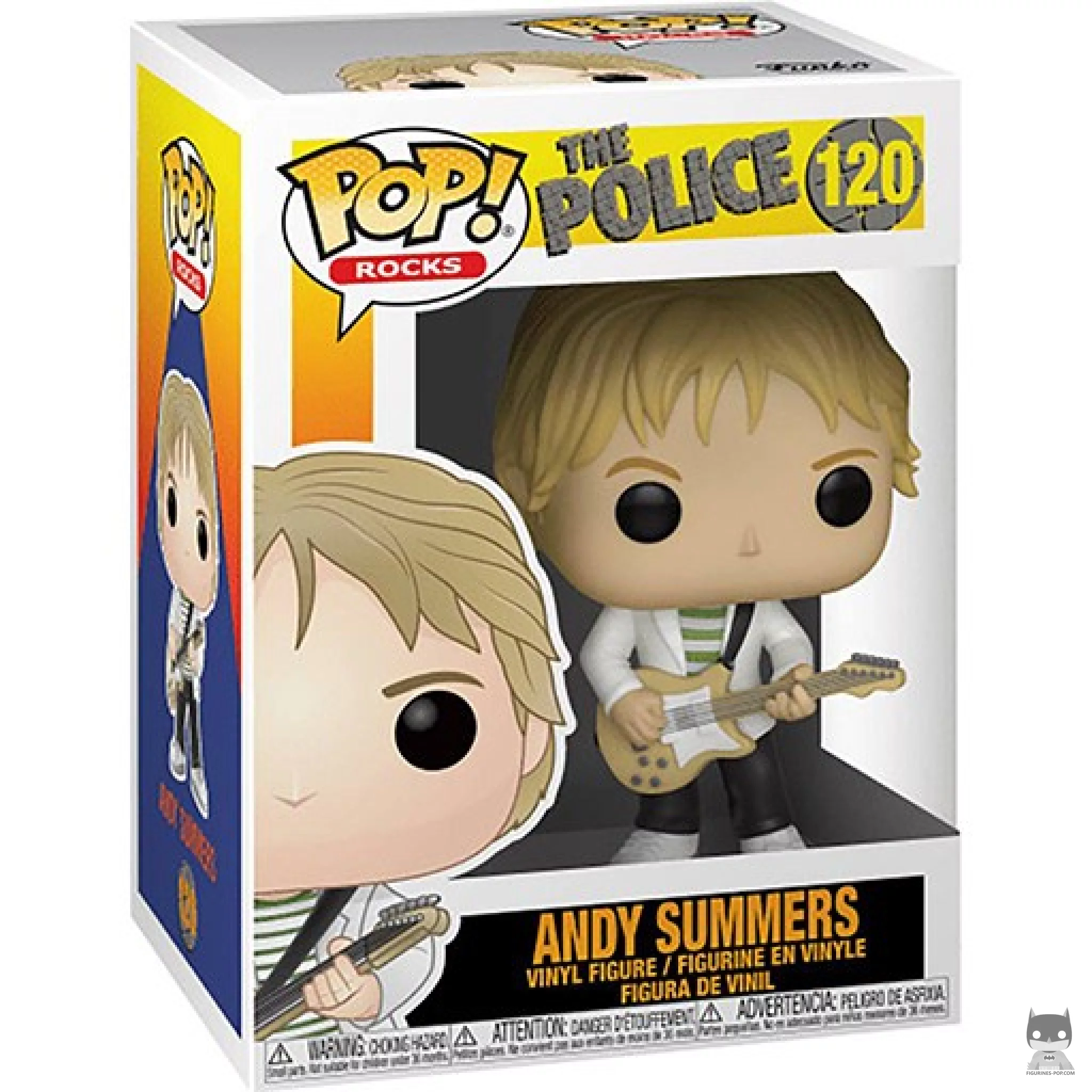 Andy Summers Funko Pop! figure in its box