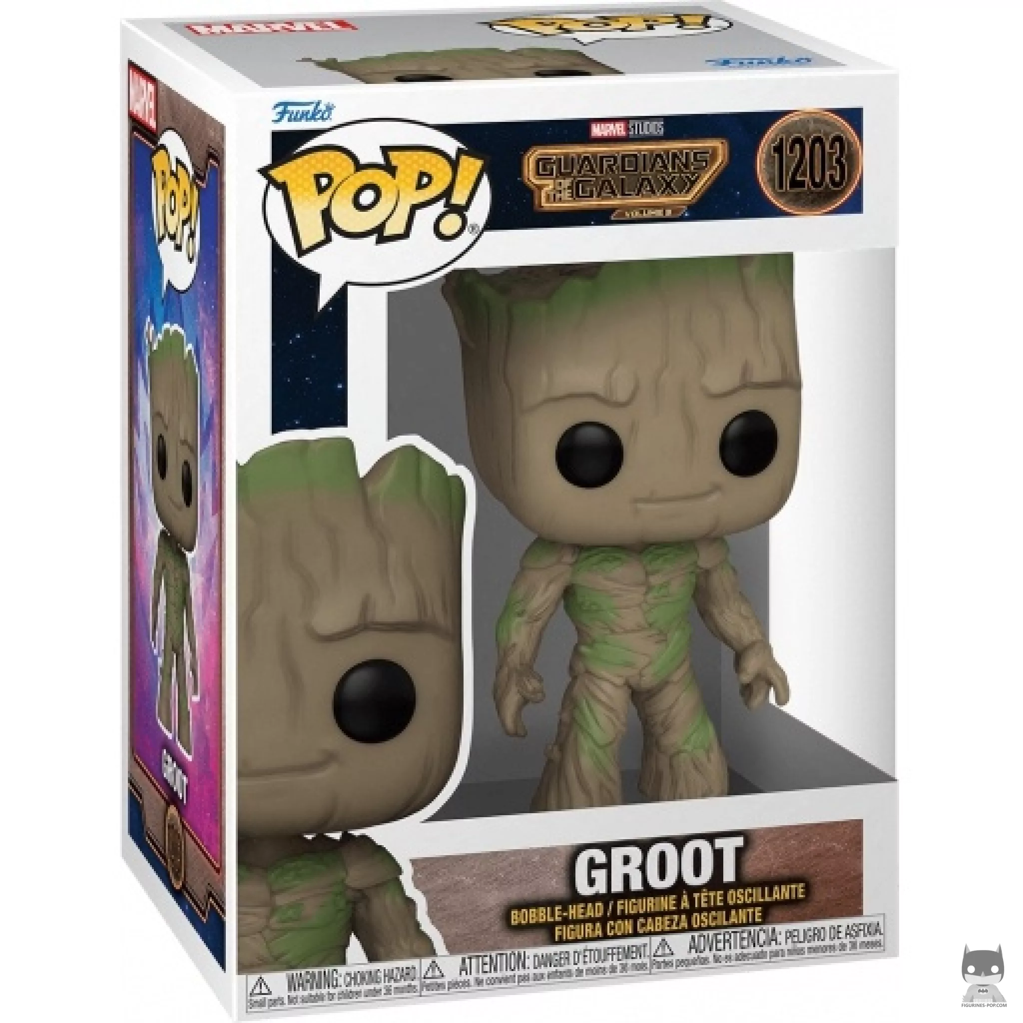 Groot Funko Pop! figure in its box