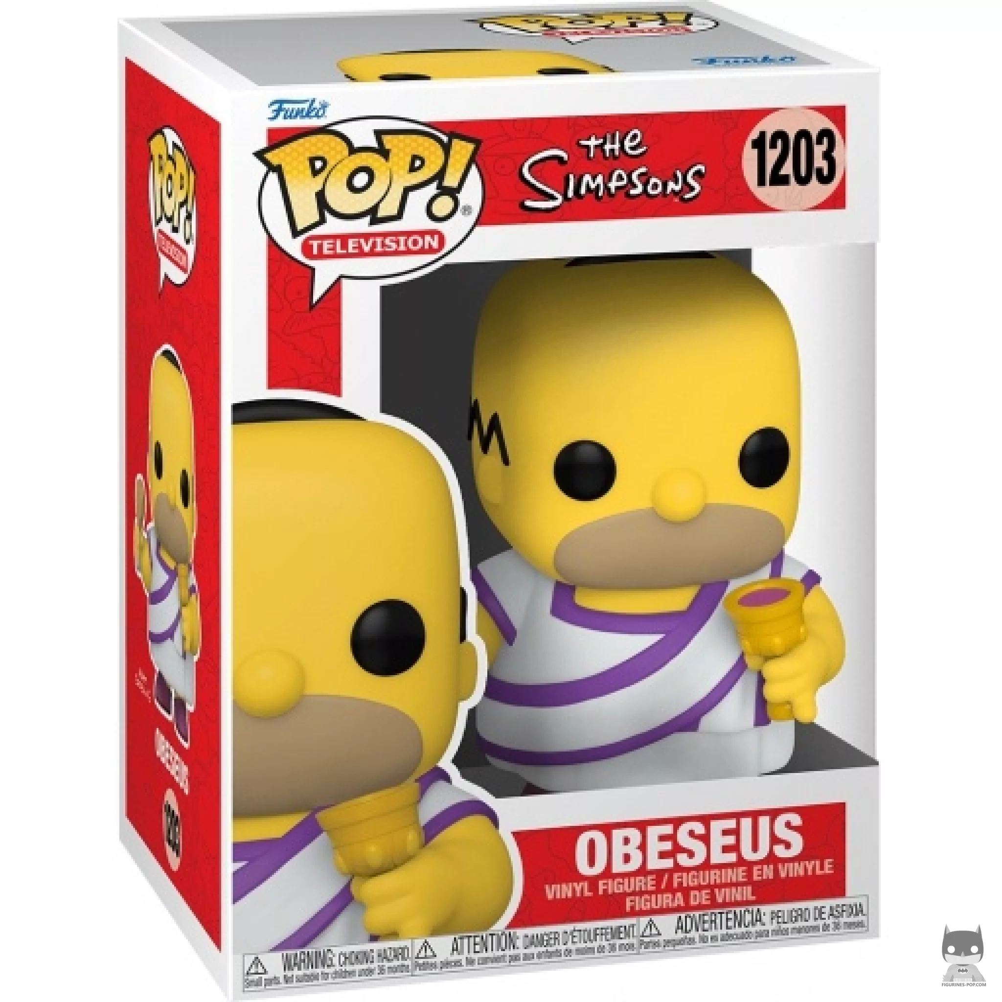 Obeseus Funko Pop! figure in its box