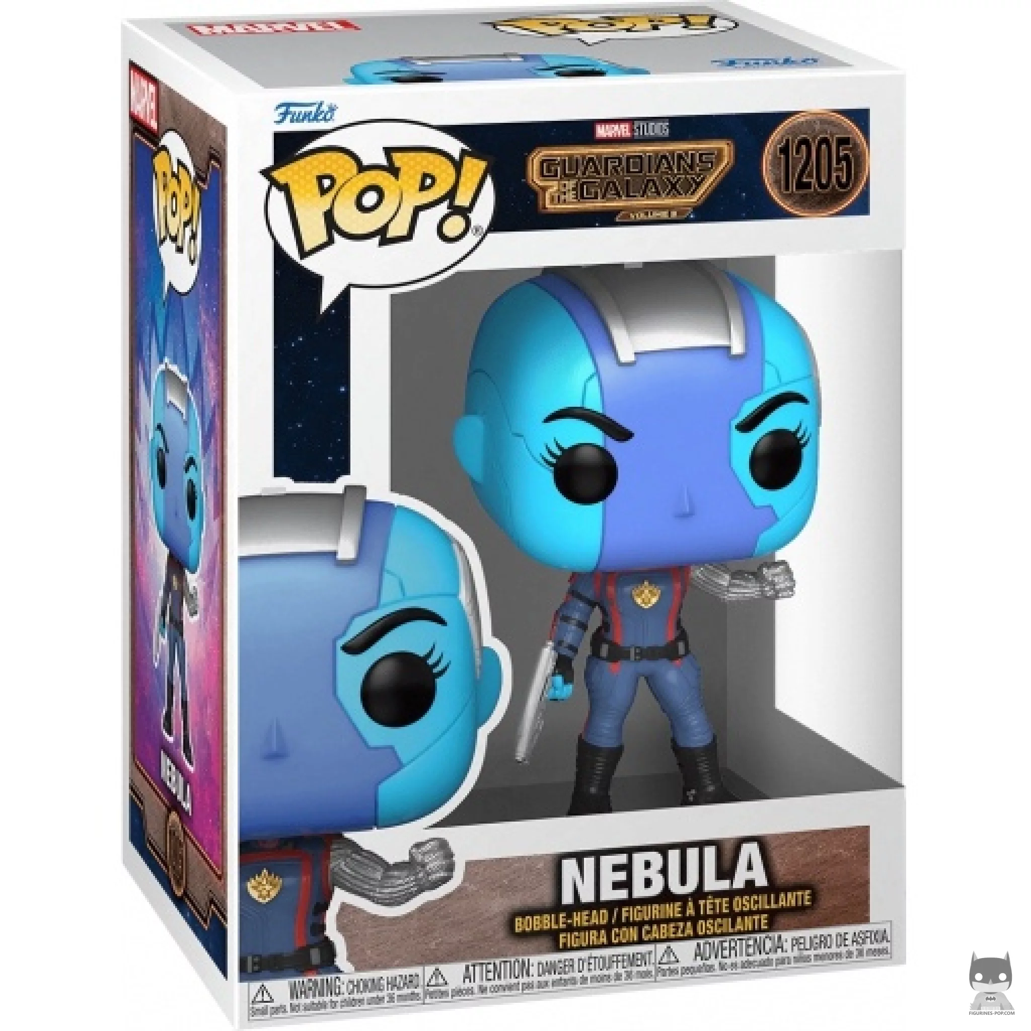 Nebula Funko Pop! figure in its box