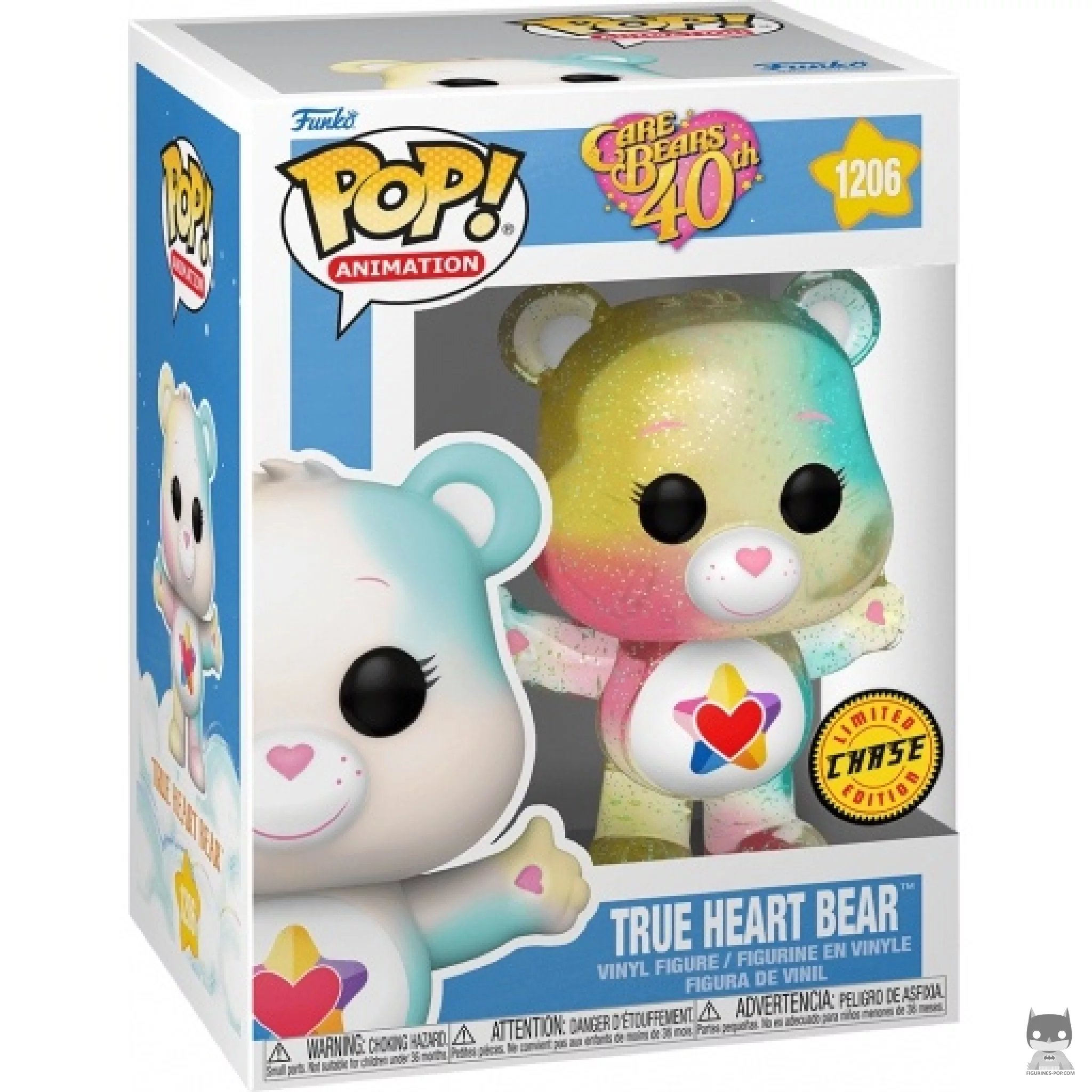 True Heart Bear (Chase, Translucent & Diamond Glitter) Funko Pop! figure in its box