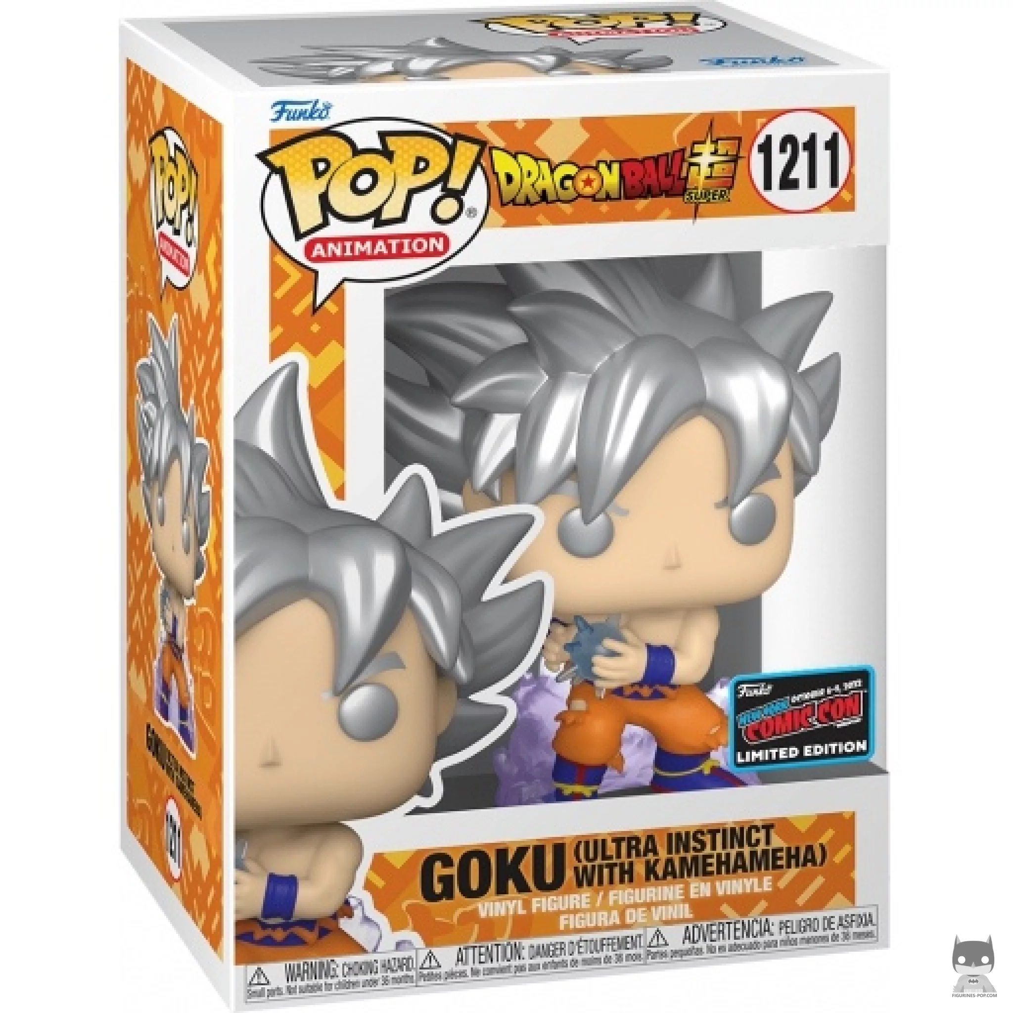 Goku (Ultra Instinct With Kamehameha) Funko Pop! figure in its box