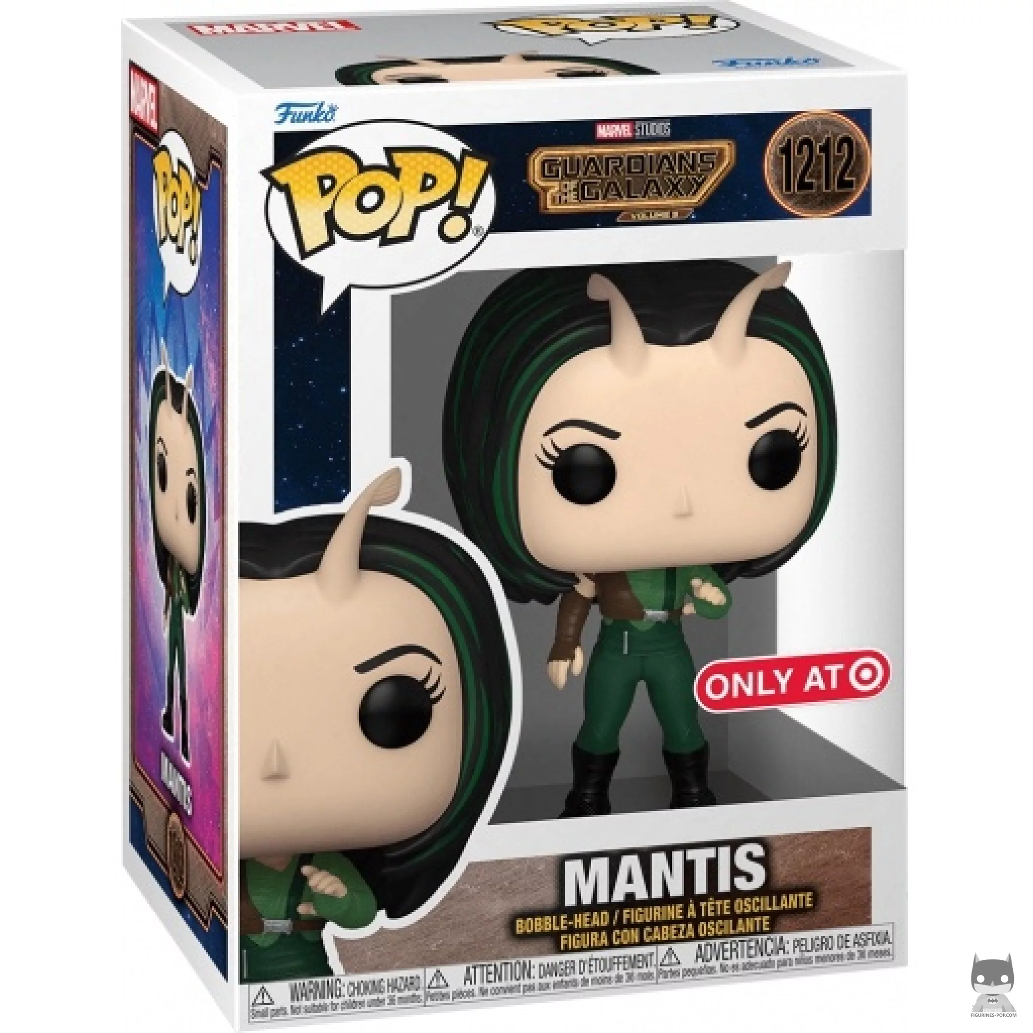 Mantis Funko Pop! figure in its box