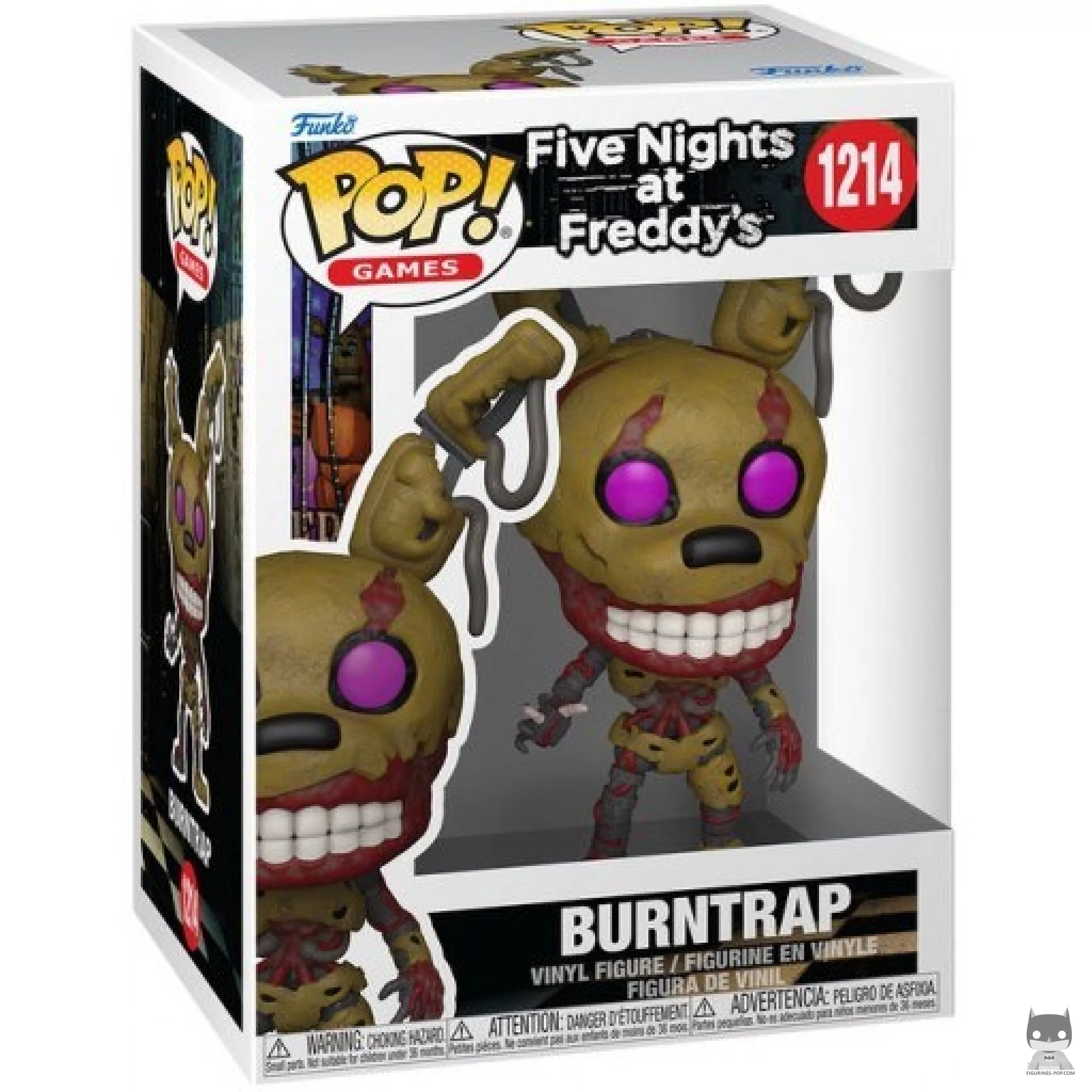 Burntrap Funko Pop! figure in its box
