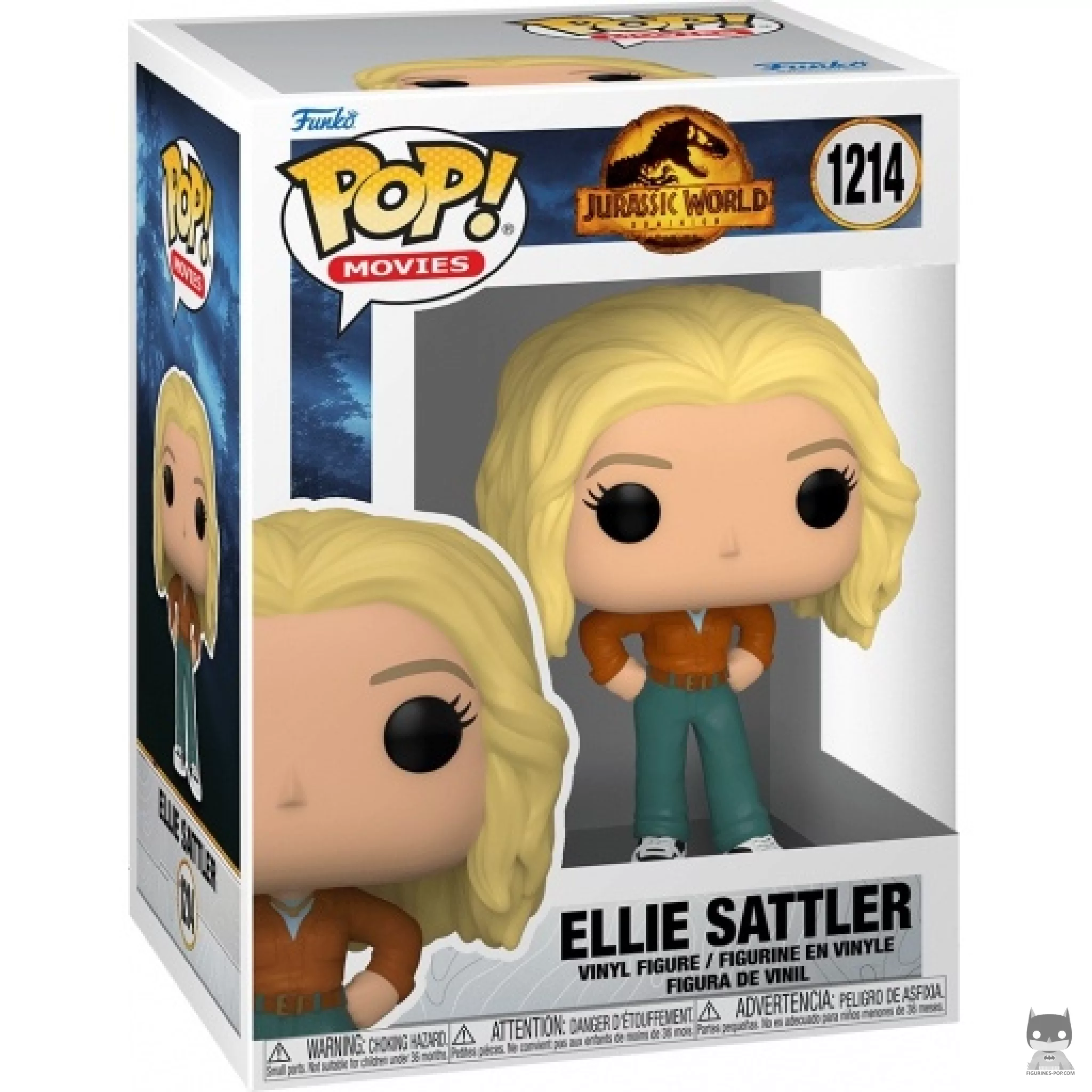Ellie Sattler Funko Pop! figure in its box