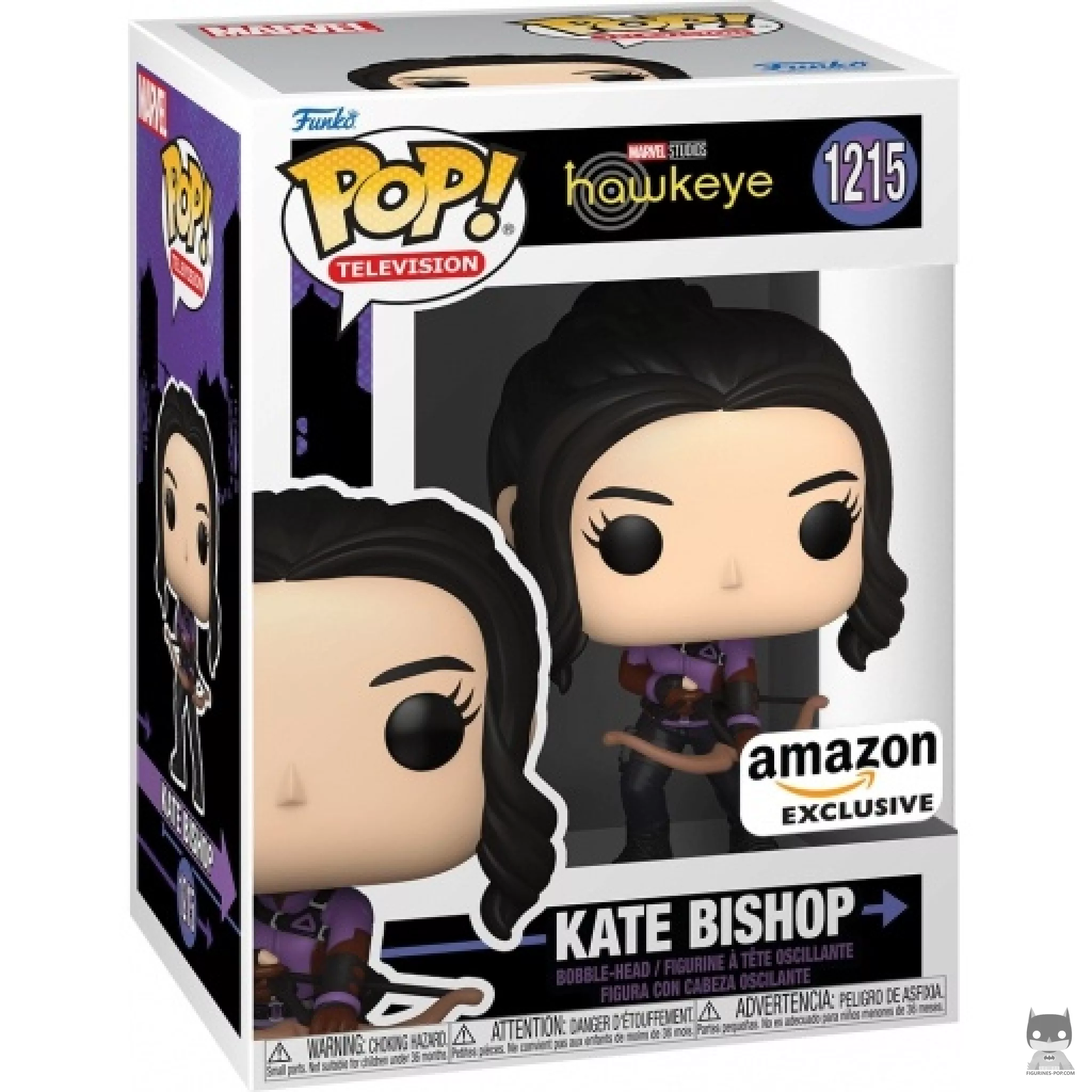 Kate Bishop Funko Pop! figure in its box