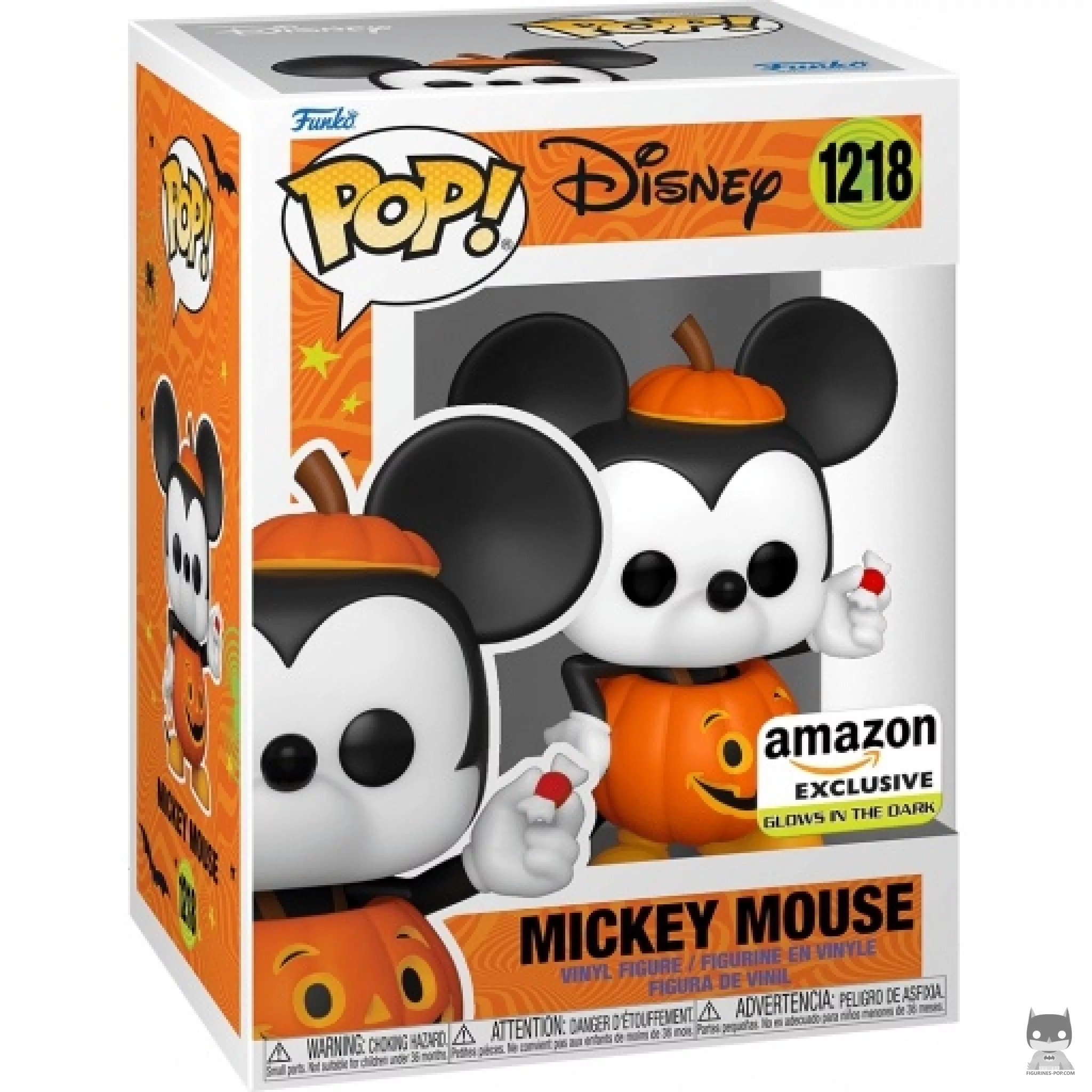 Mickey Mouse (Glow in the Dark) Funko Pop! figure in its box