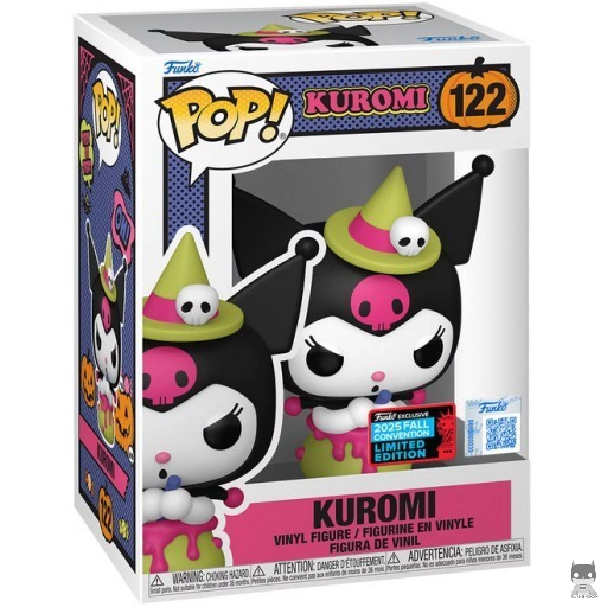 Kuromi Funko Pop! figure in its box
