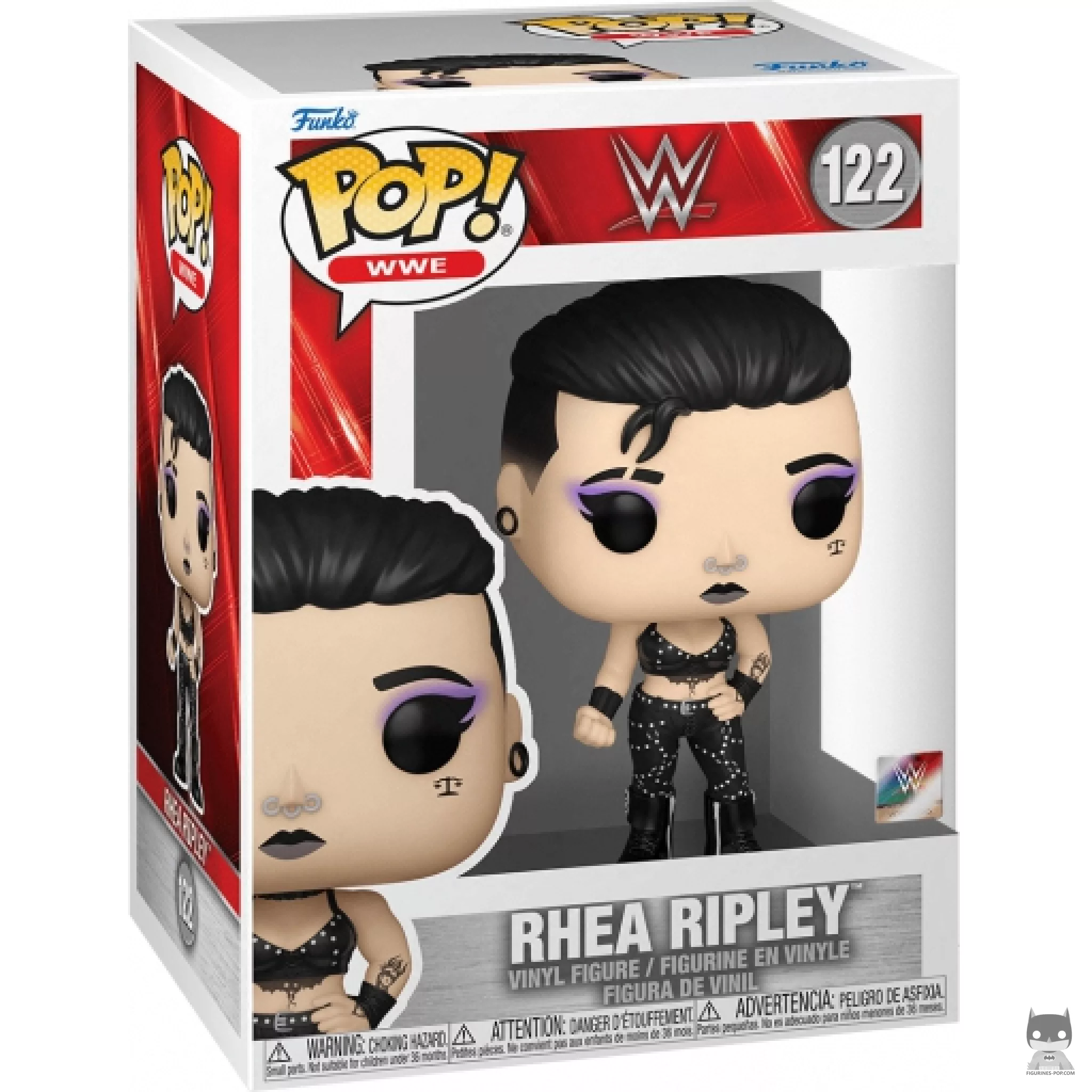 Rhea Ripley Funko Pop! figure in its box