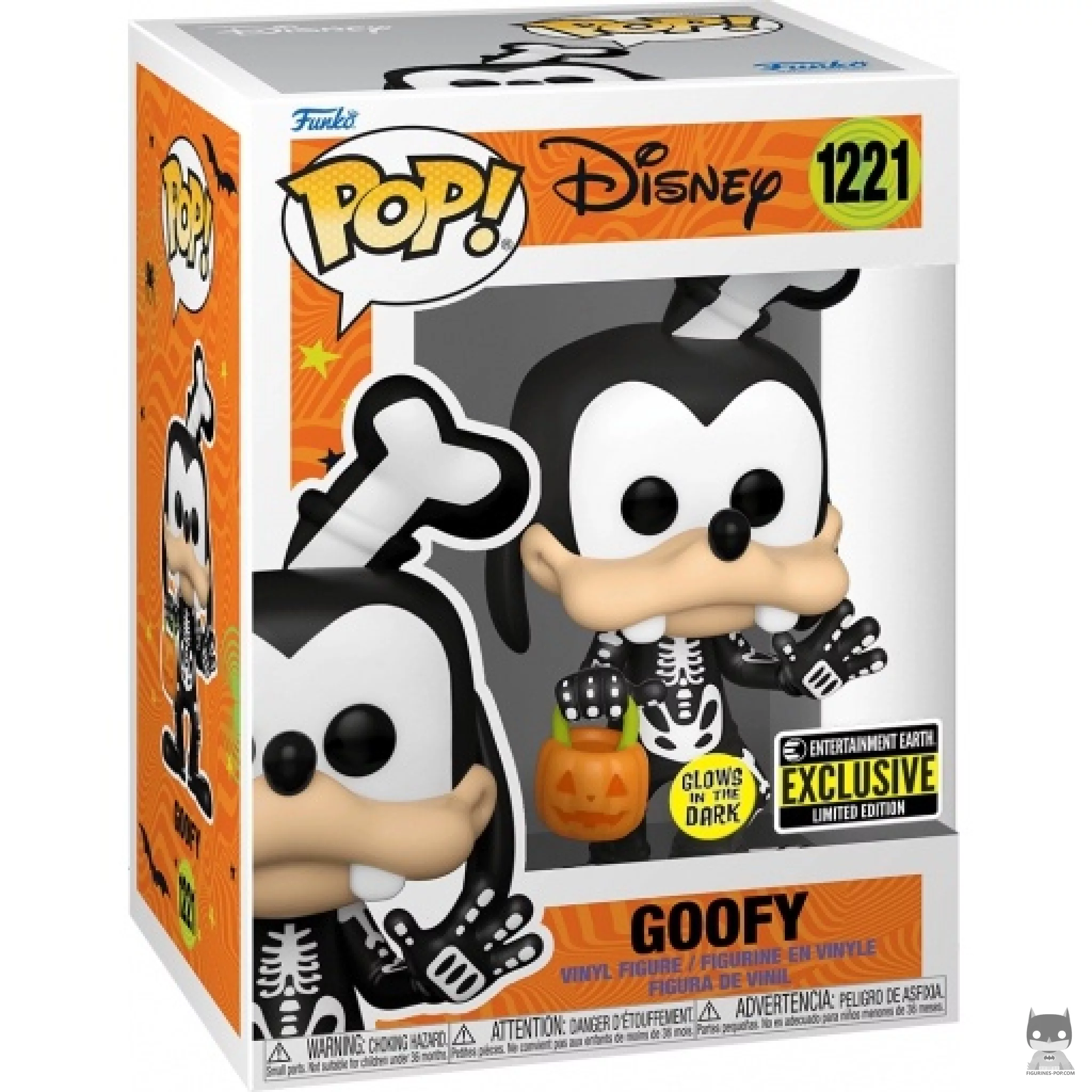 Goofy (Glow in the Dark) Funko Pop! figure in its box
