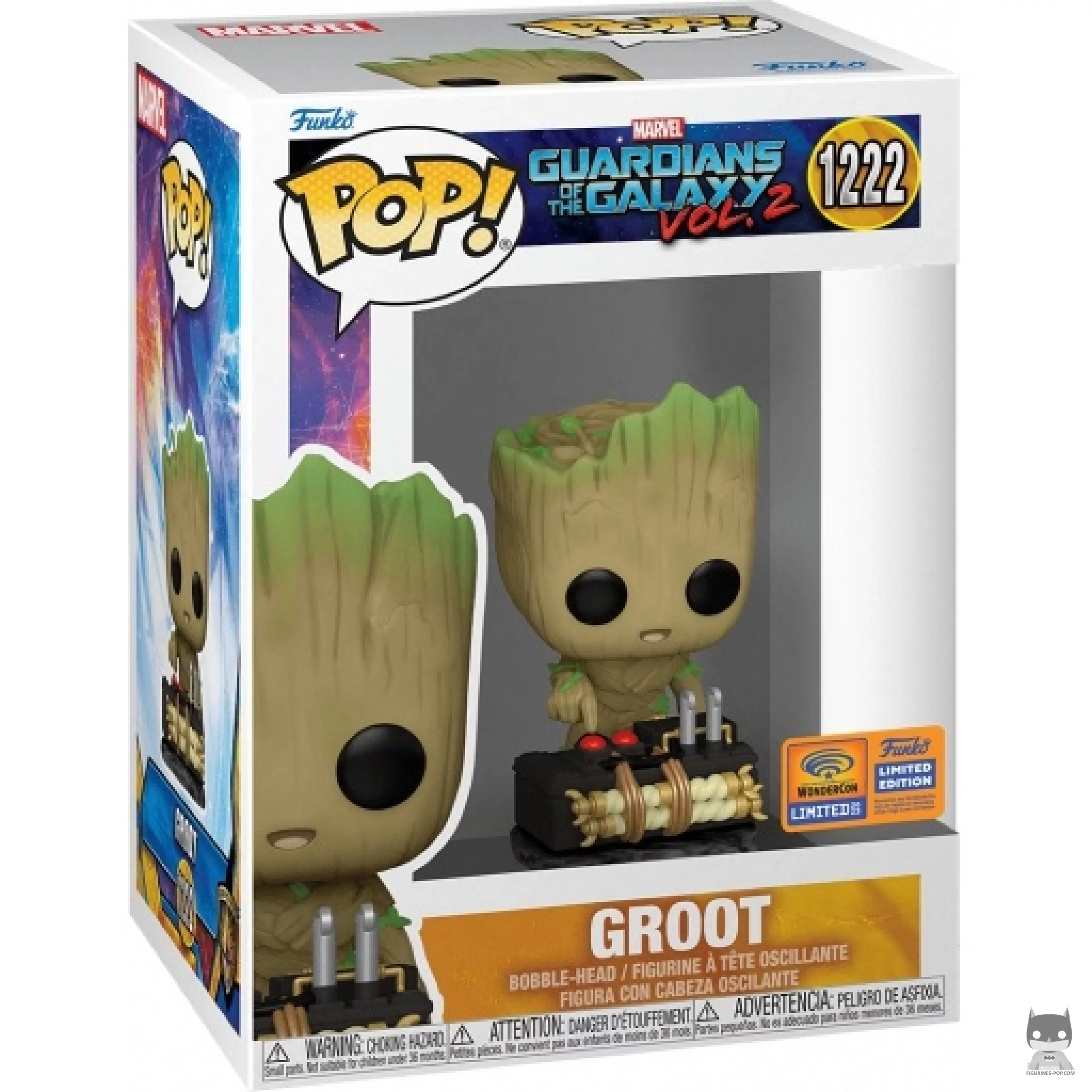 Groot Funko Pop! figure in its box