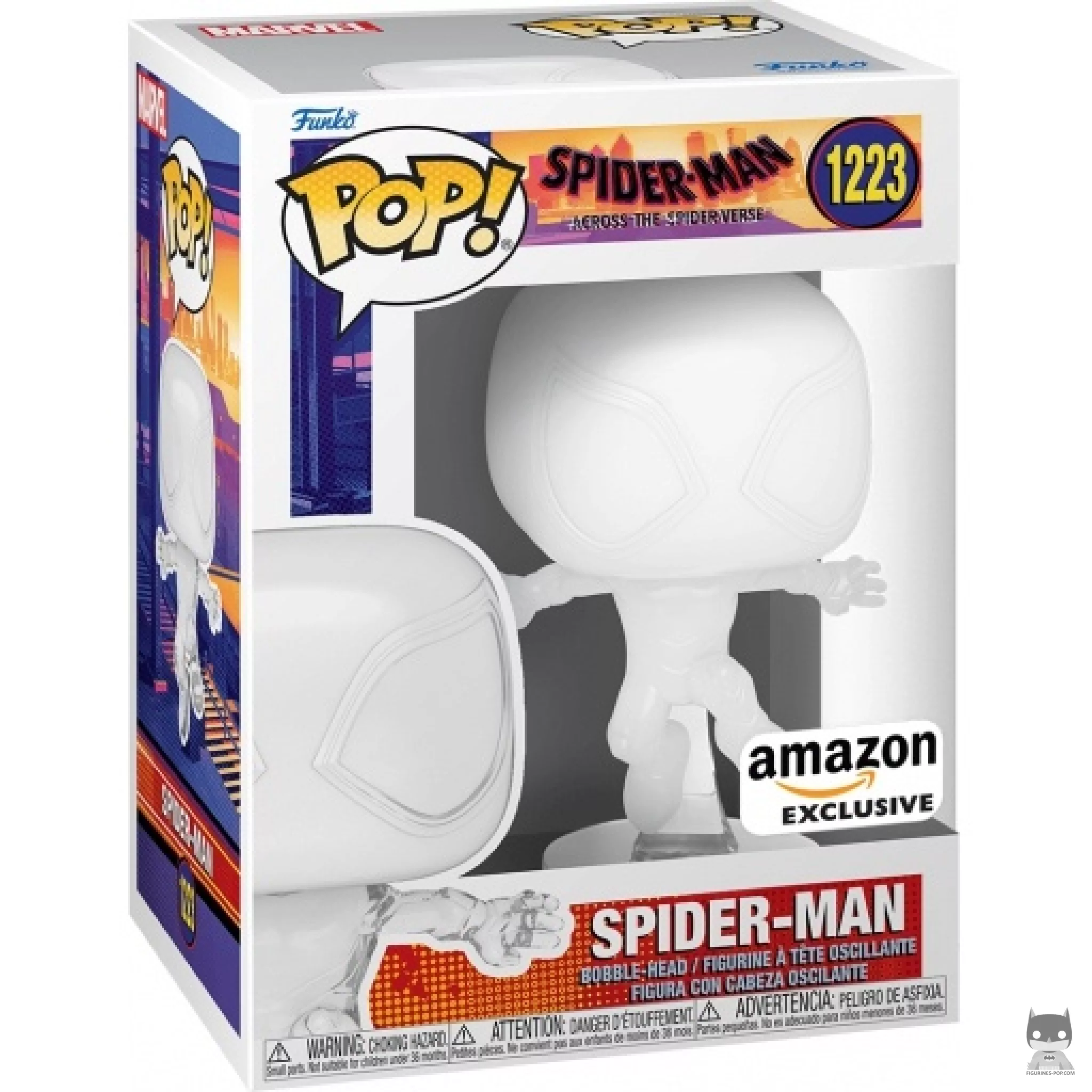 Spider-Man (Translucent) Funko Pop! figure in its box