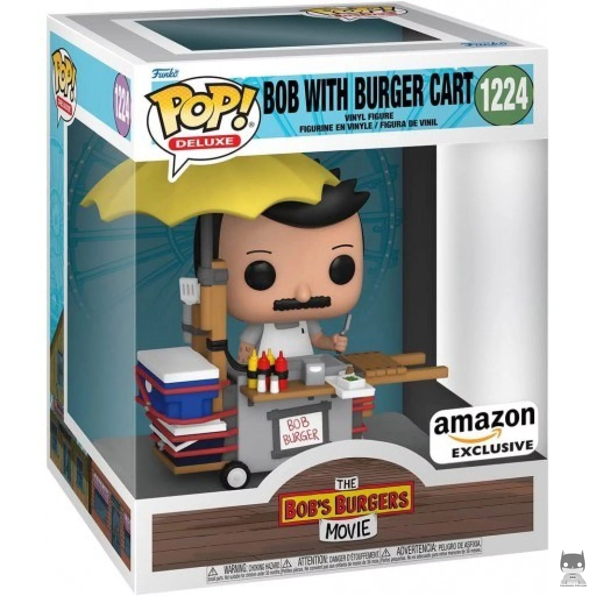 Bob with Burger Cart Funko Pop! figure in its box