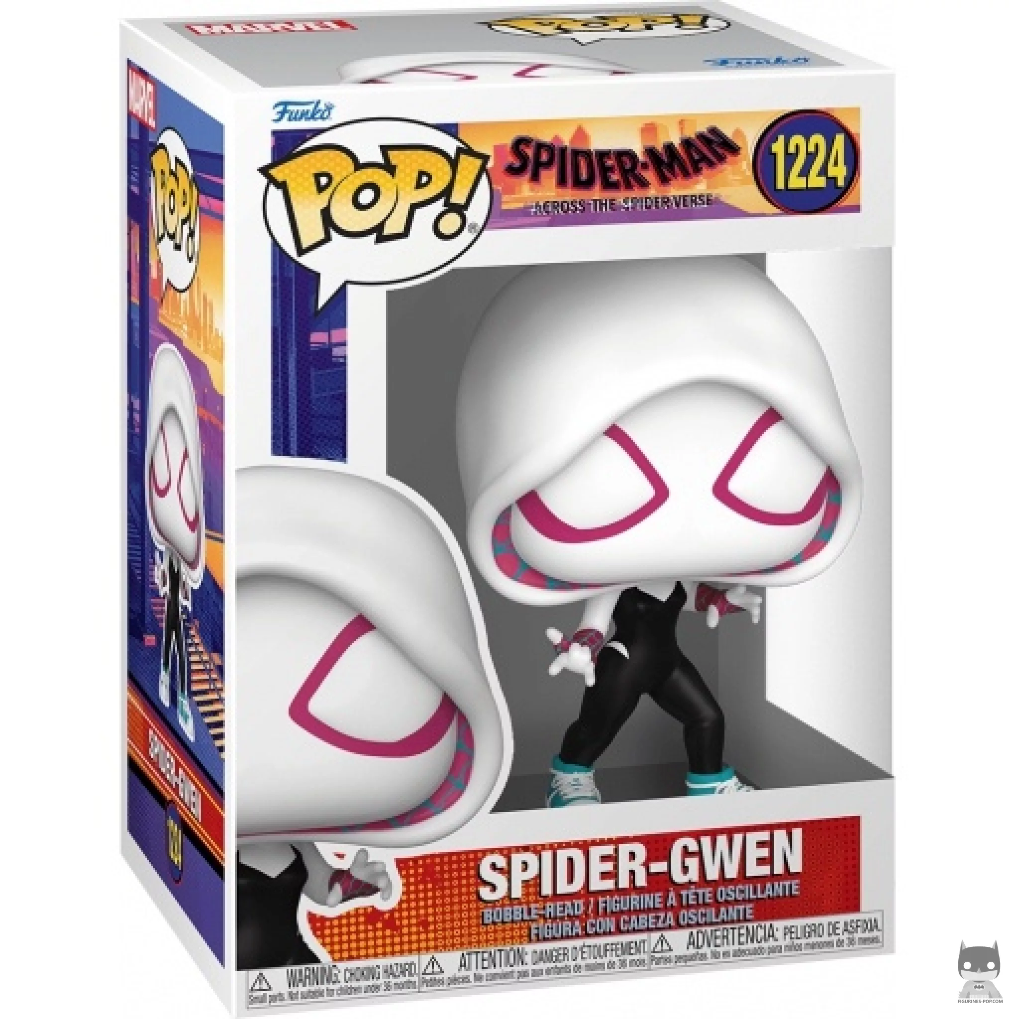Spider-Gwen Funko Pop! figure in its box