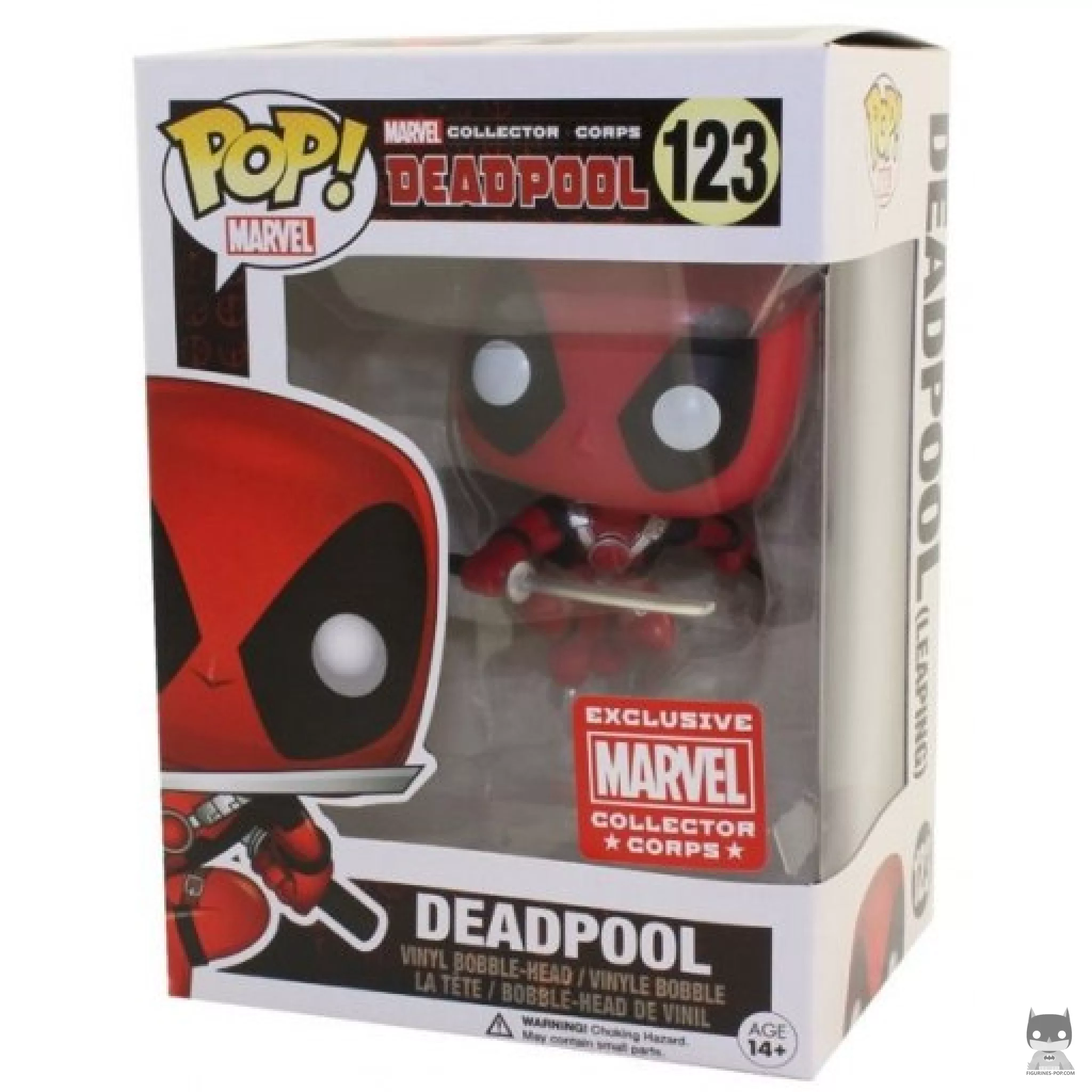 Deadpool Funko Pop! figure in its box