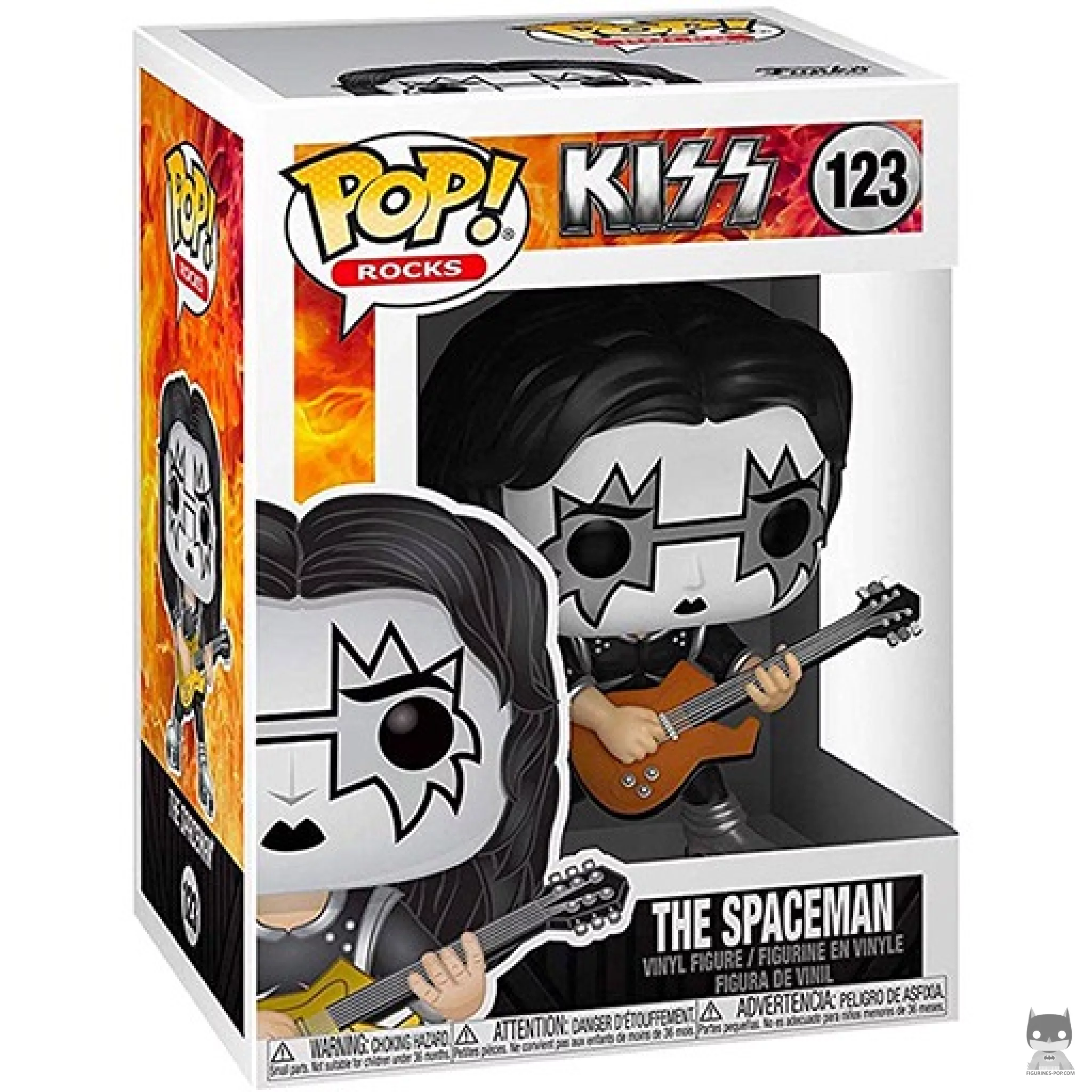 The Spaceman Funko Pop! figure in its box