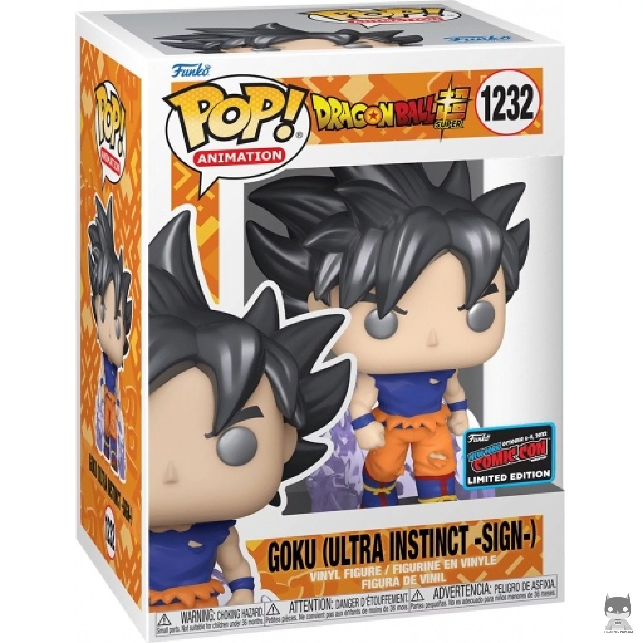 Goku (Ultra Instinct -Sign-) Funko Pop! figure in its box