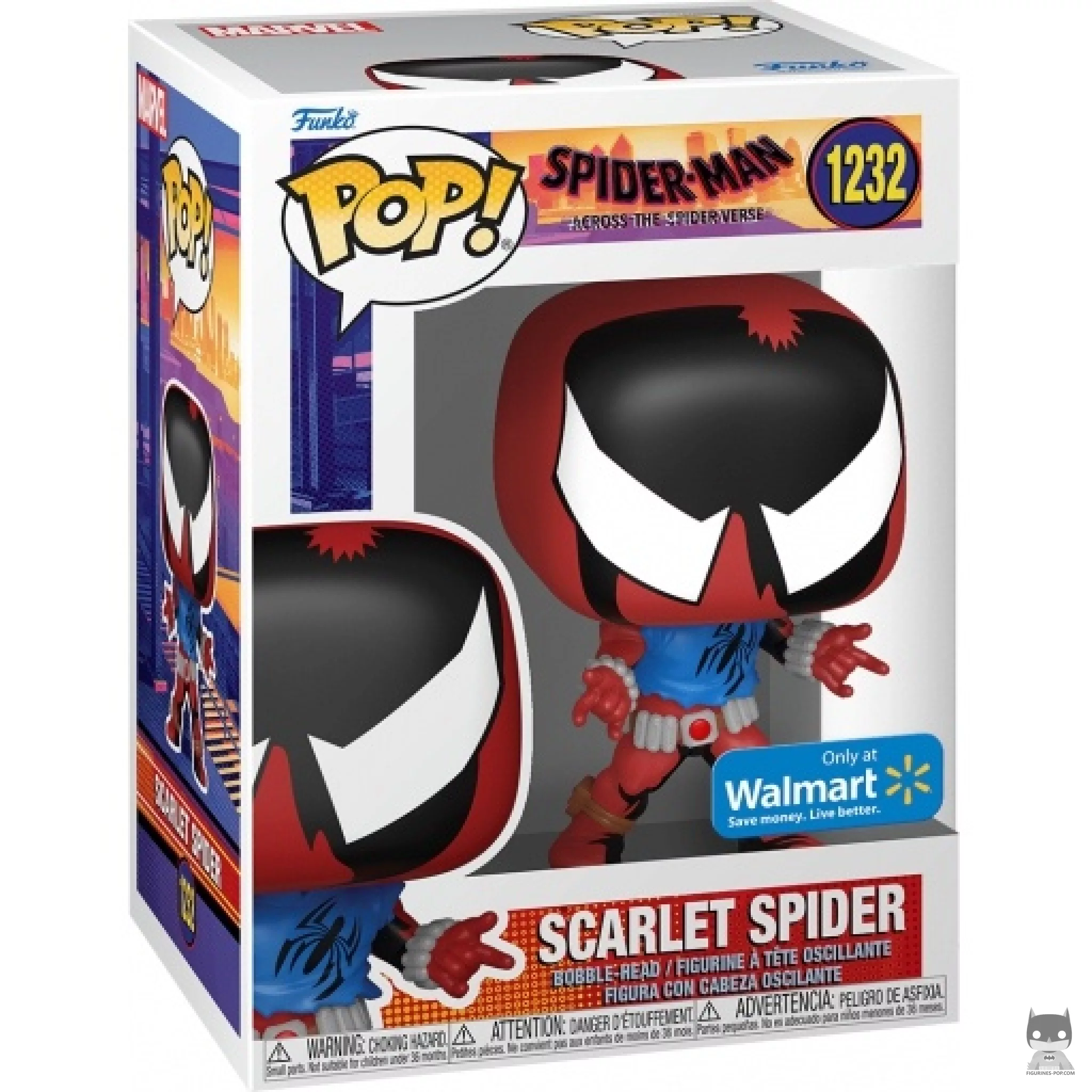 Scarlet Spider Funko Pop! figure in its box
