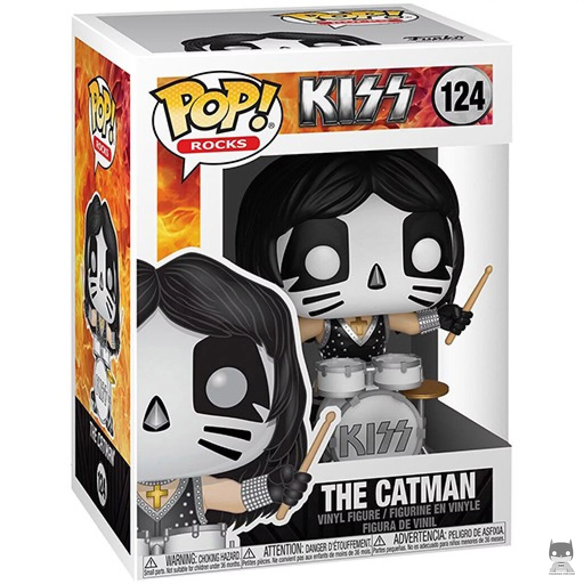 The Catman Funko Pop! figure in its box
