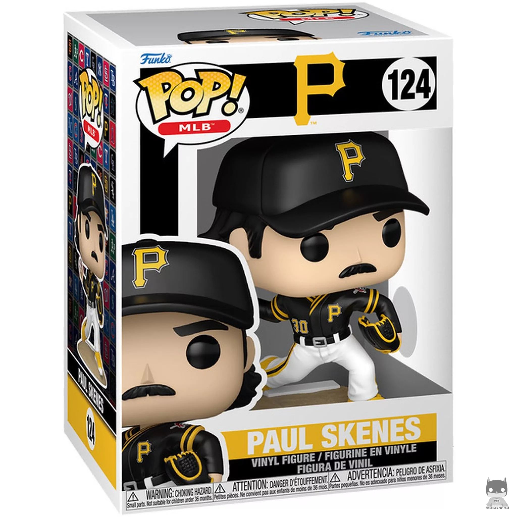 Paul Skenes Funko Pop! figure in its box