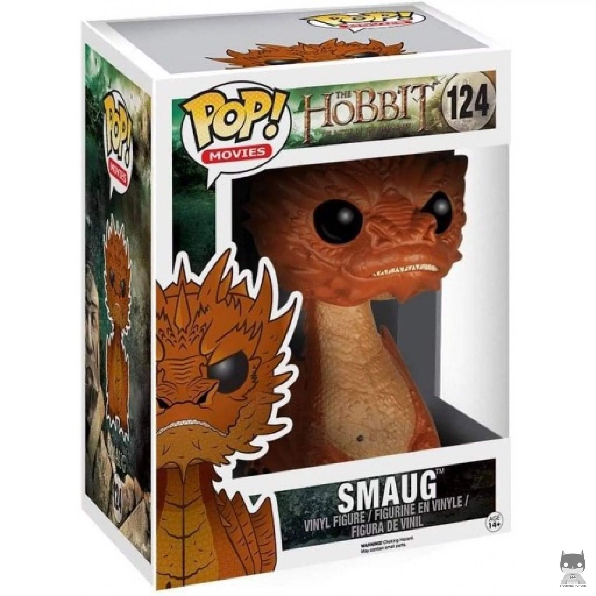 Smaug (Supersized) Funko Pop! figure in its box