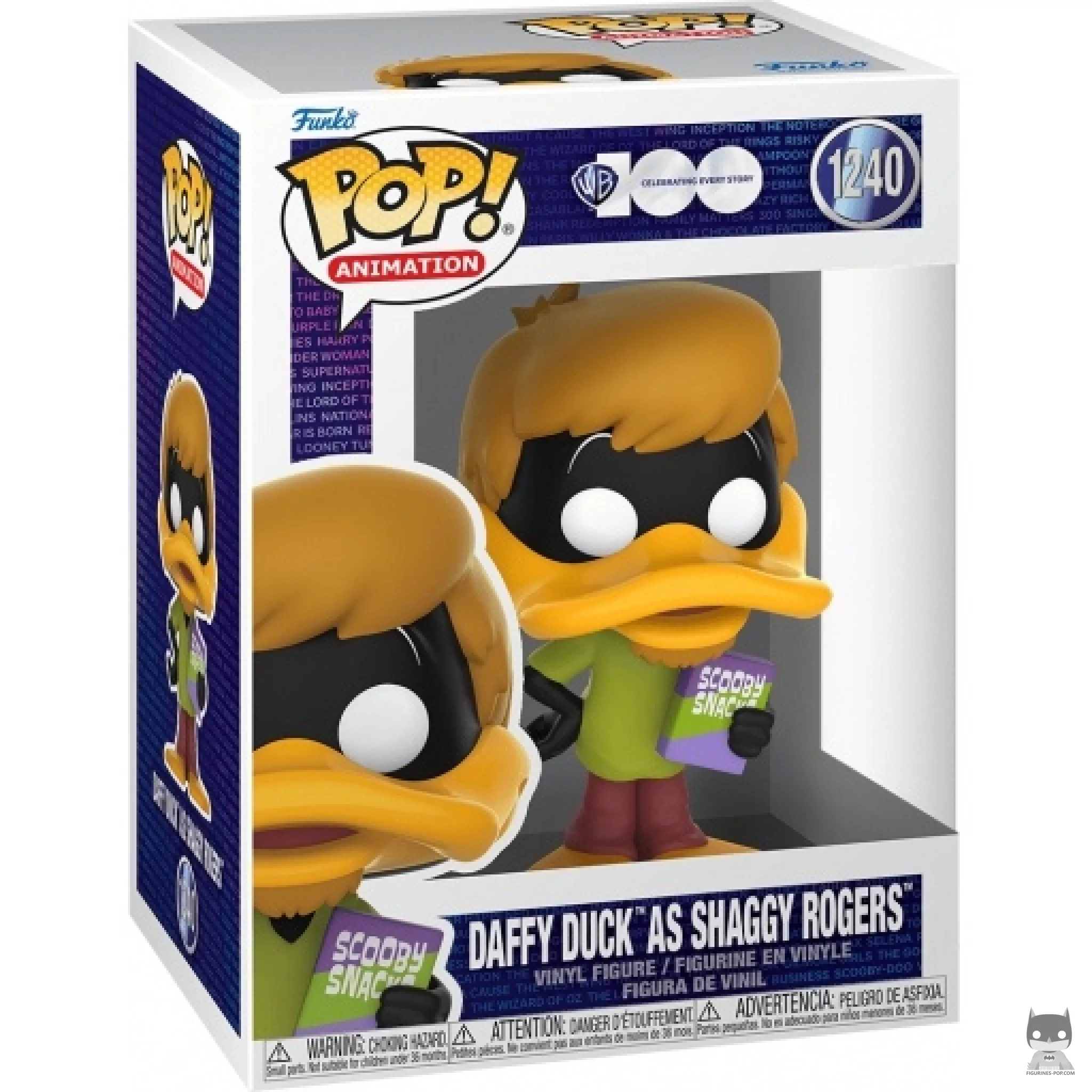 Daffy Duck as Shaggy Rogers Funko Pop! figure in its box