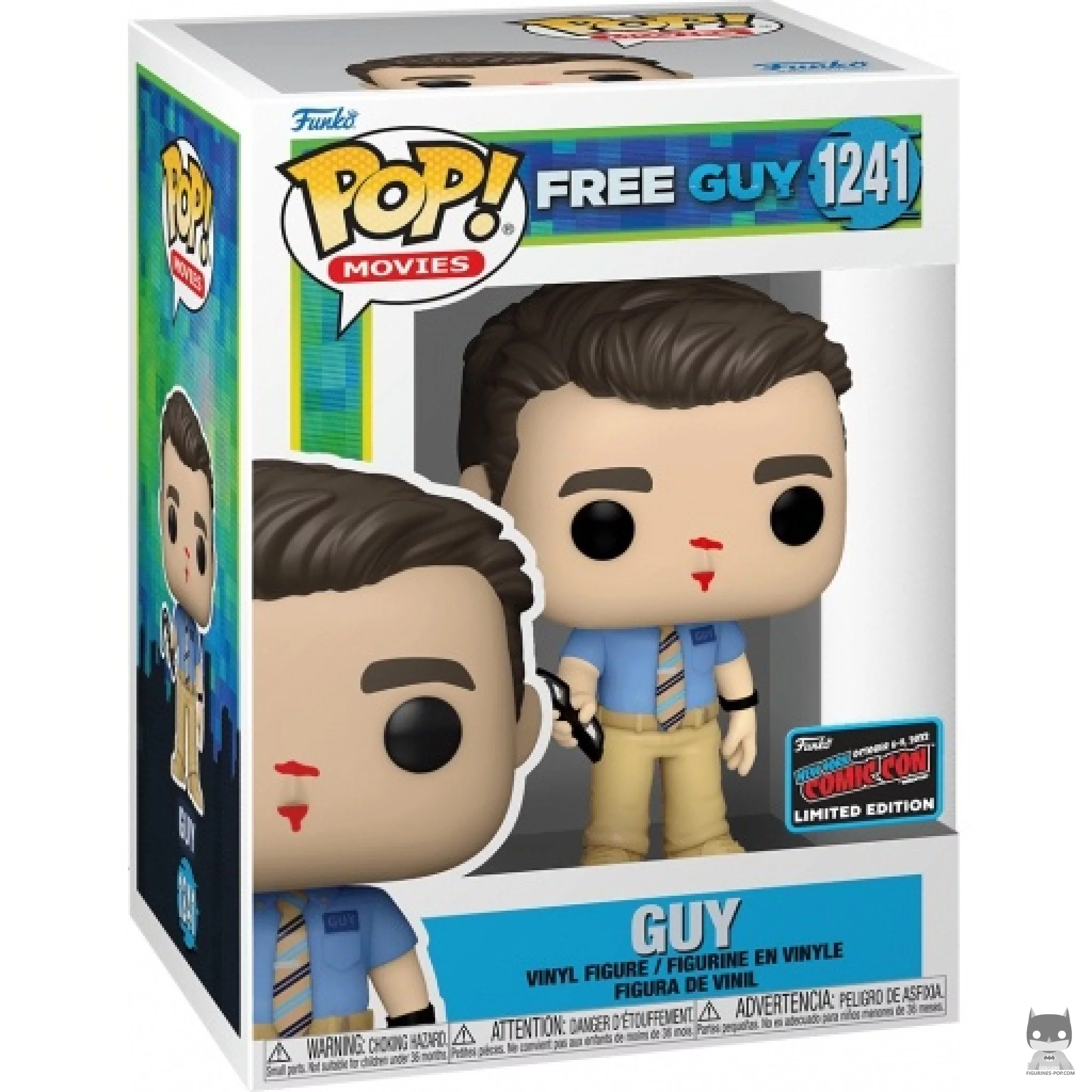 Guy Funko Pop! figure in its box